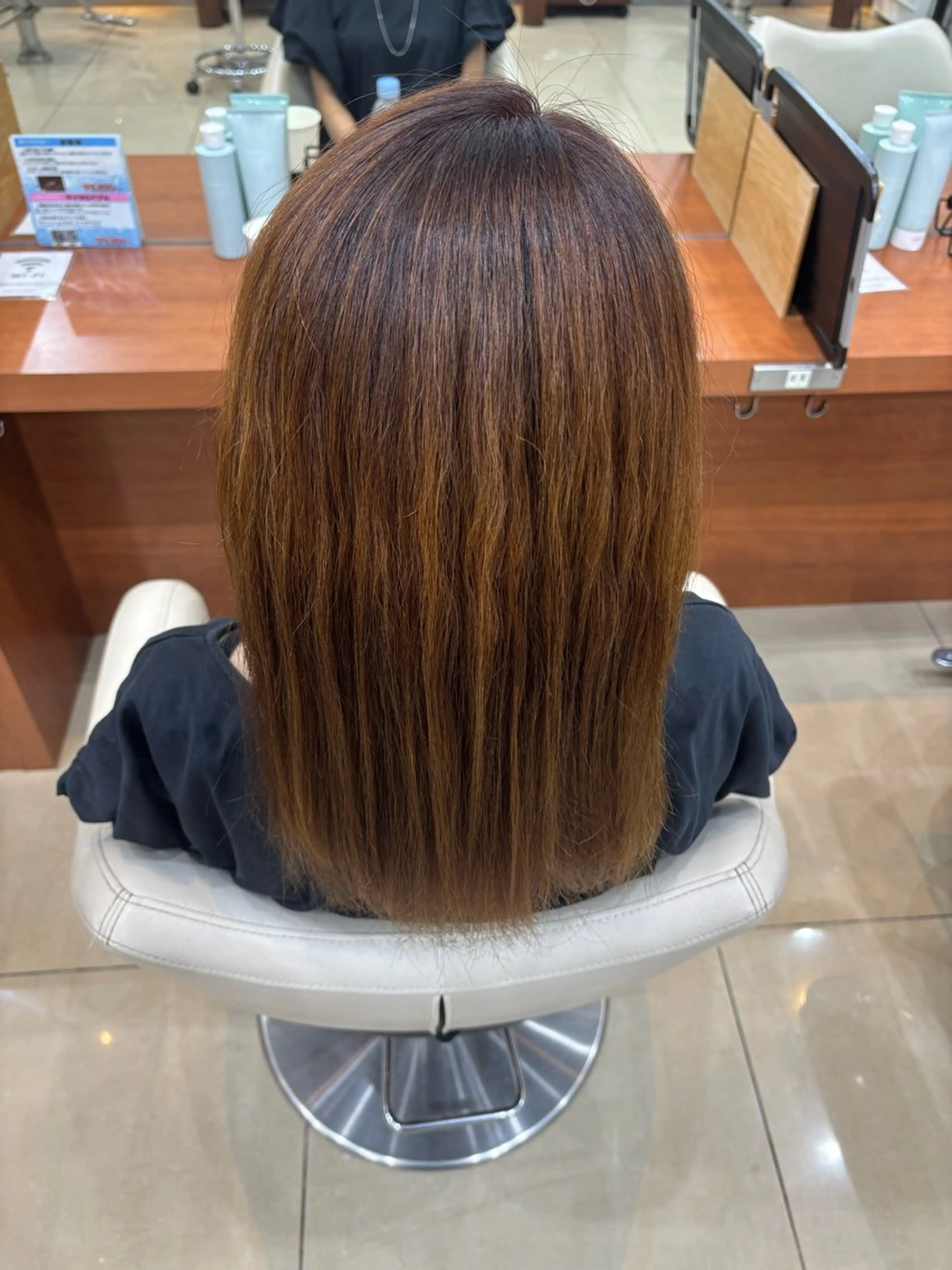 ロング カラー ☁🫧縮毛矯正 /春奈🪽🫧のヘアスタイル