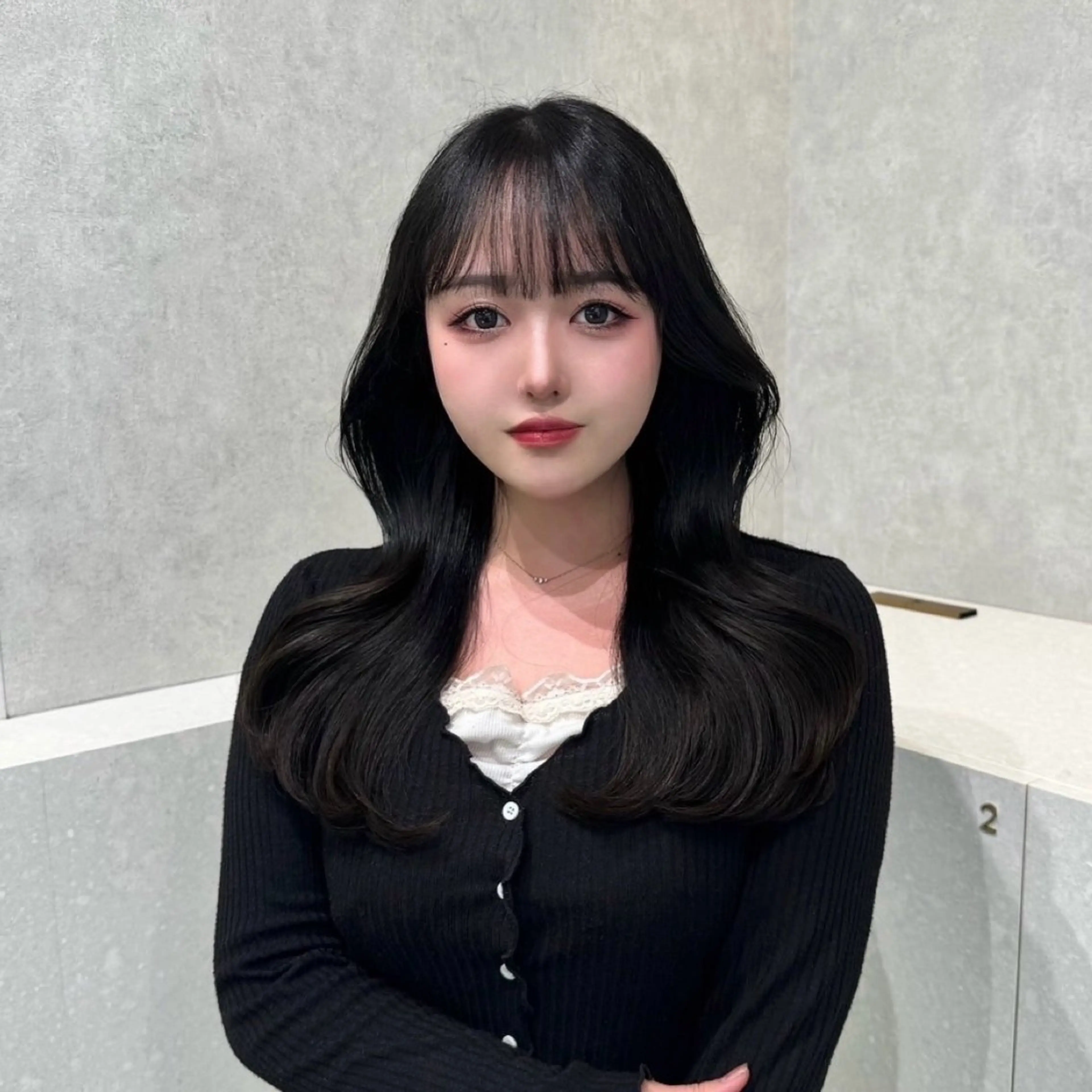 ロング カラー 🩷渋谷/韓国レイヤ ー/艶髪/Sayaのヘアスタイル