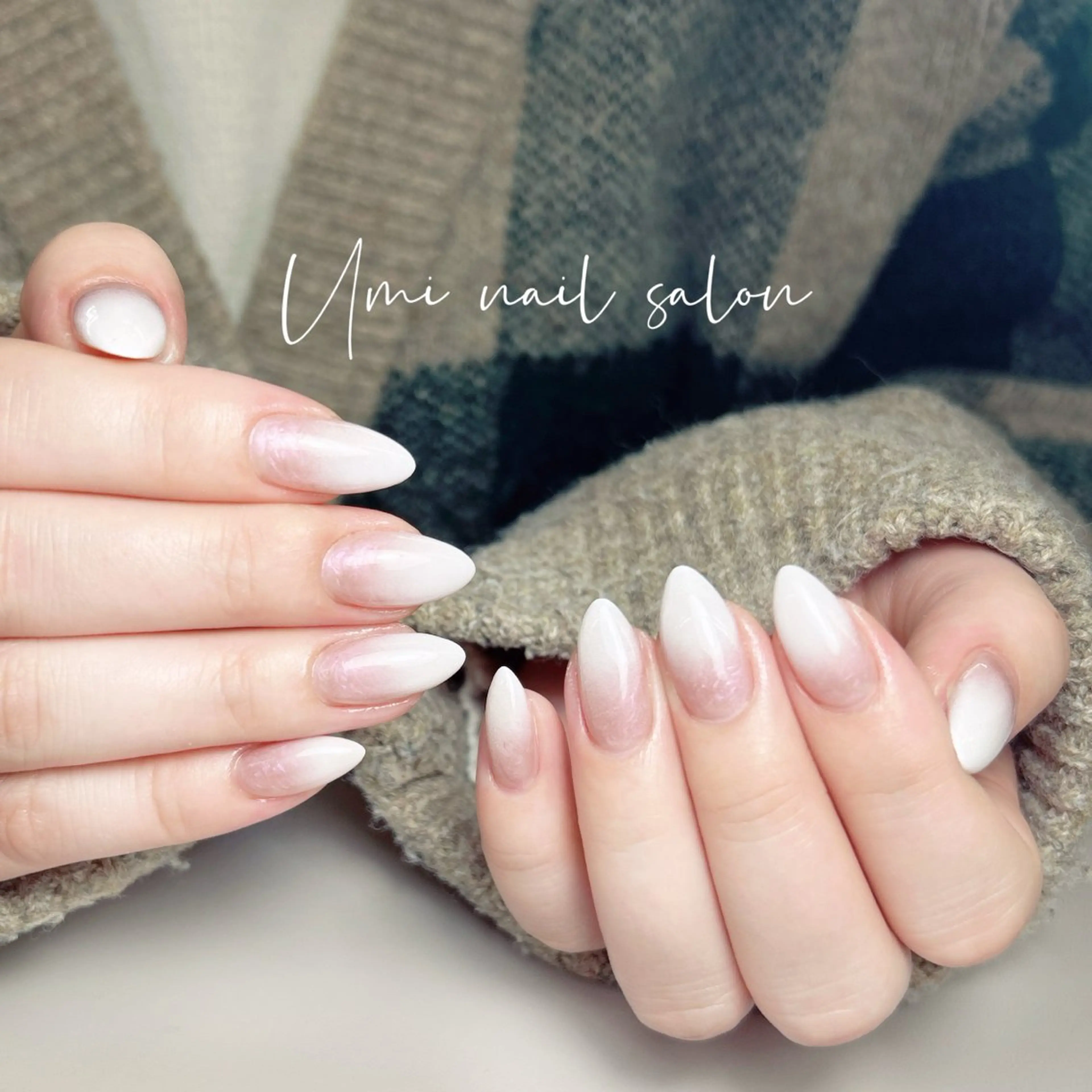 ネイル クリアネイル 成人式 長さ出し フラッシュネイル フットネイル Umi nail Salon所属・Umi.せい 🫧のネイルデザイン