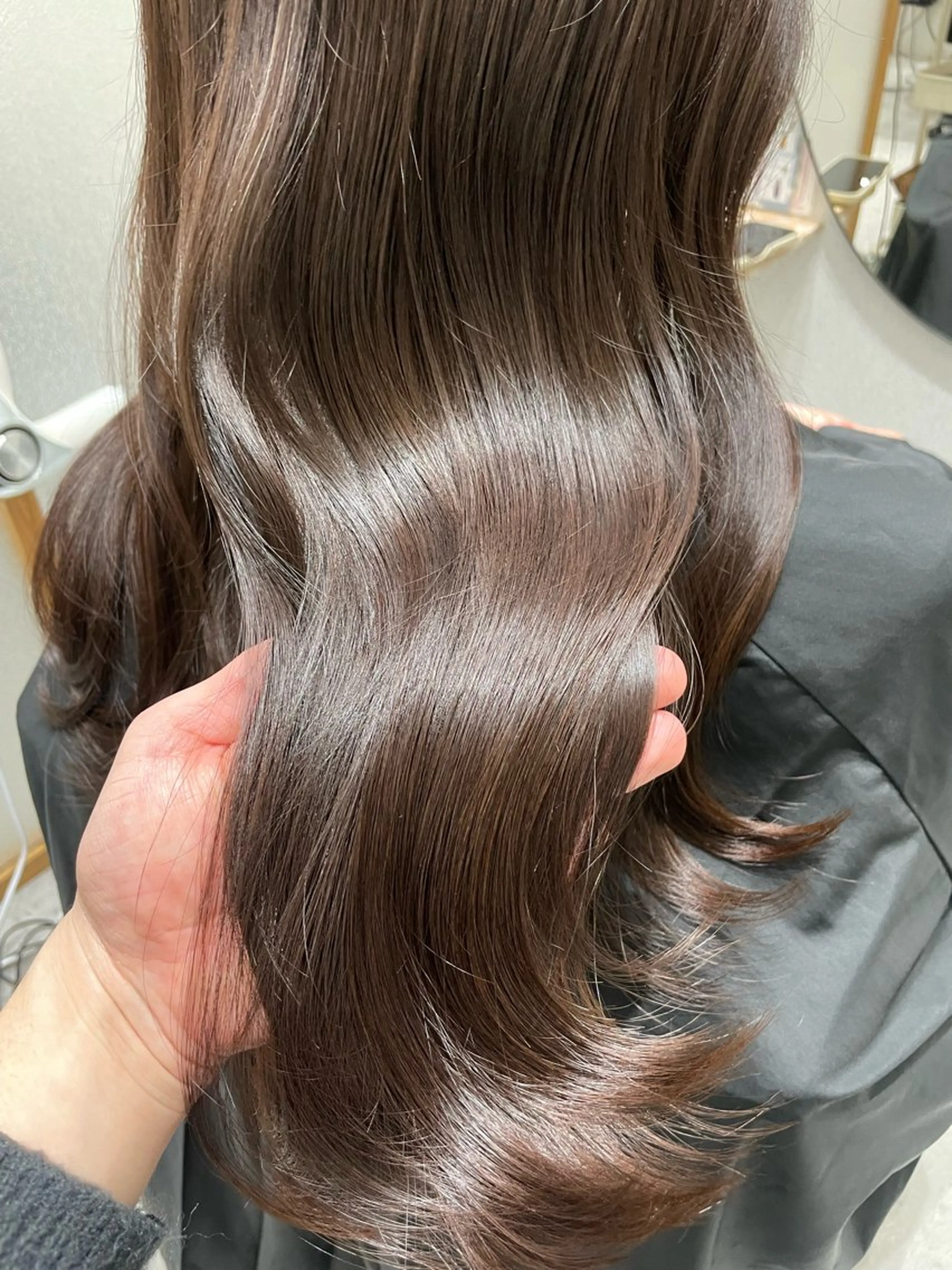 ロング ヘアカラー トリートメント ⭐️髪質改善特化 ⭐️店長【森孝也】のヘアスタイル