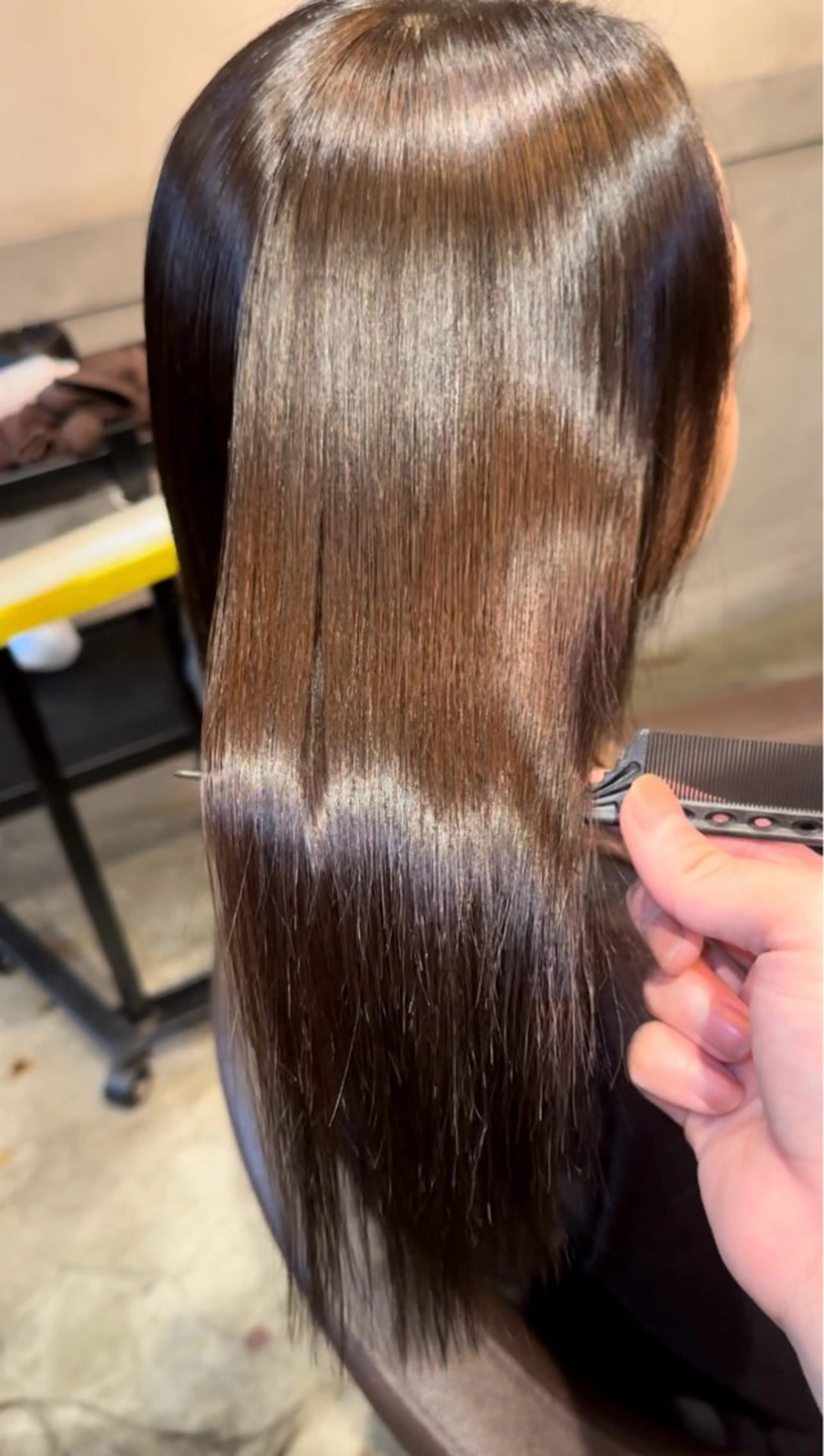 ロング パーマ 髪質改善 ストレートパーマ 縮毛矯正 トリートメント 髪質改善 すずきひじりのヘアスタイル