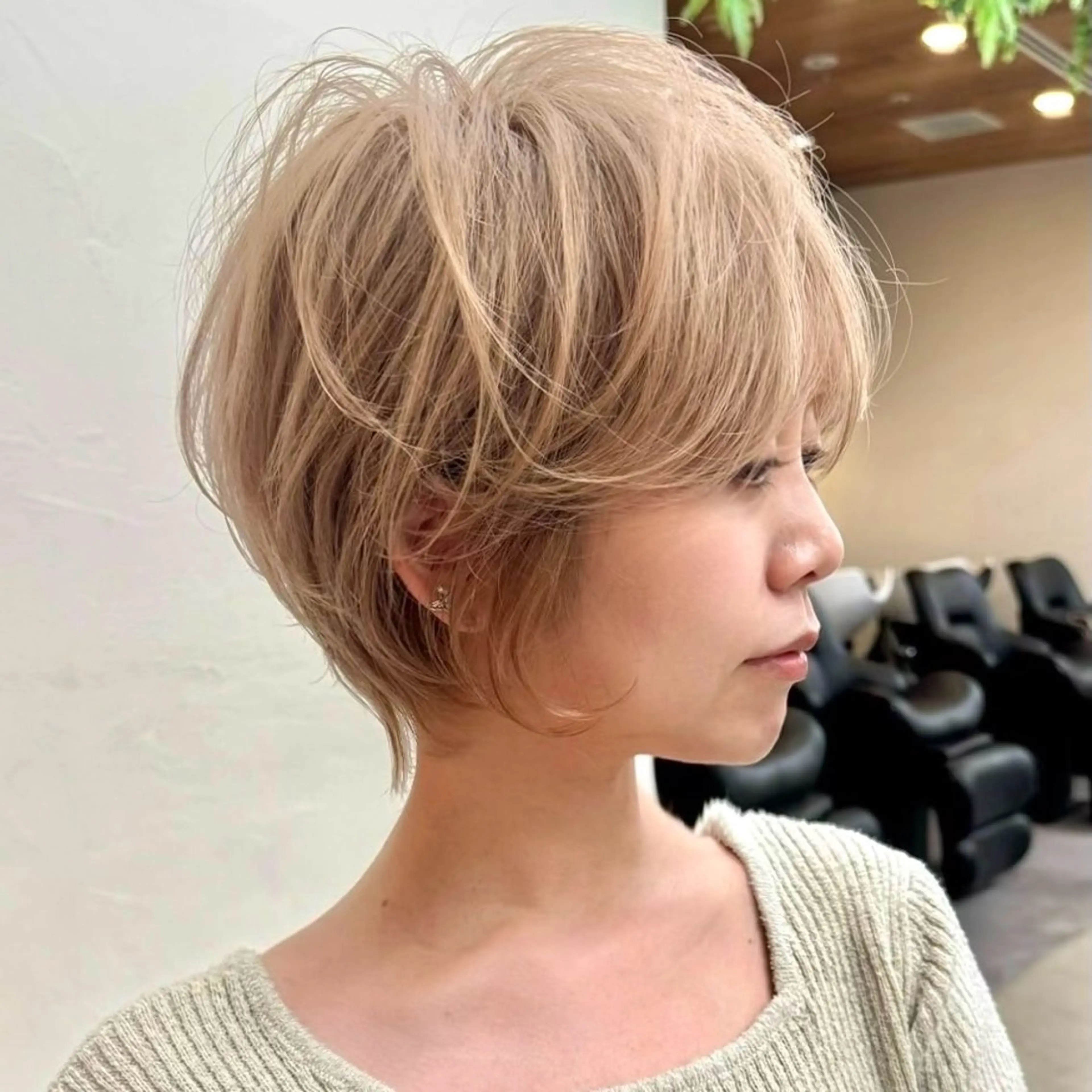ショート カラー 似合わせカット ショートヘア カット ヘアカラー 銀座/ショート特化/ 似合わせカット/といのヘアスタイル