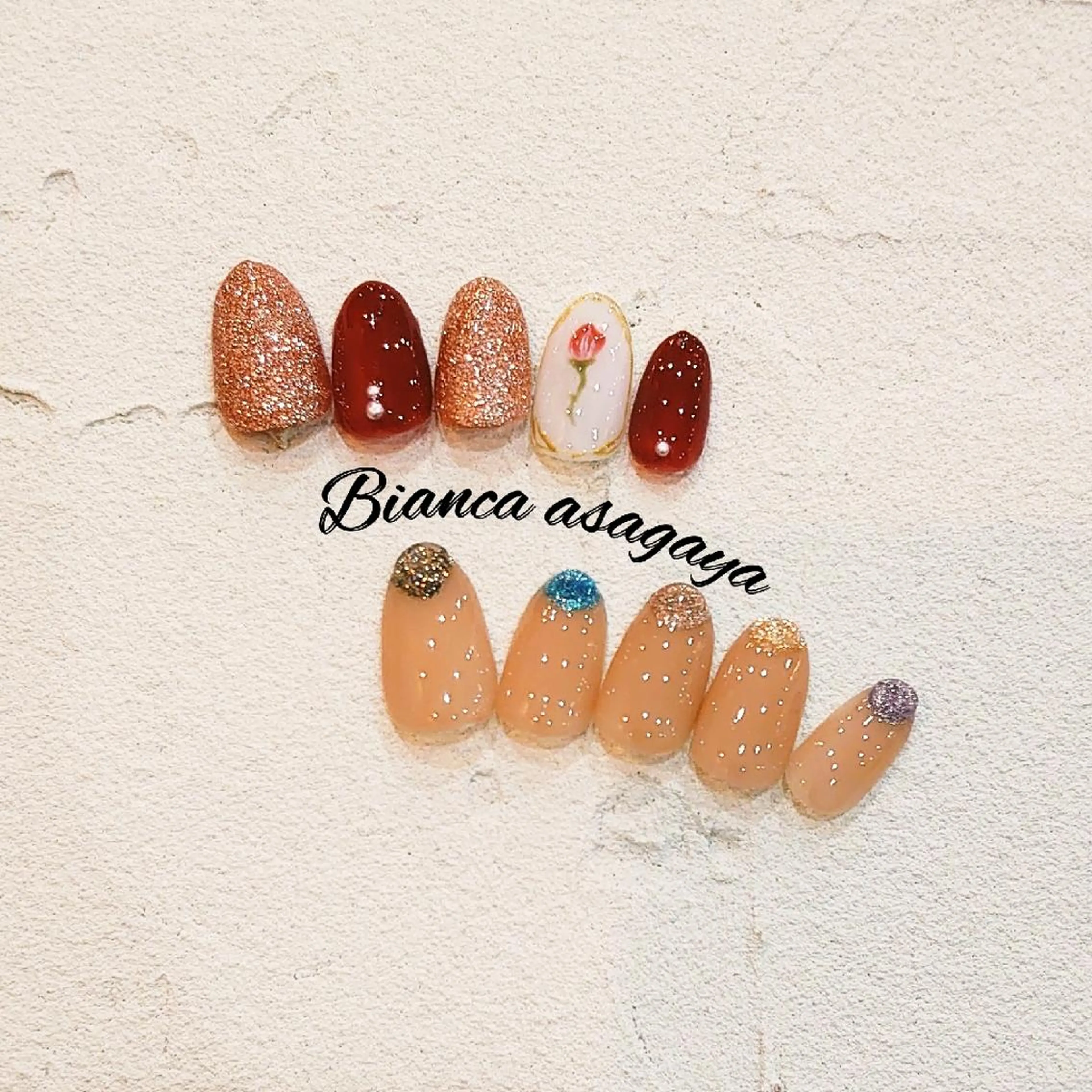 ネイル フレンチネイル ジェルネイル 韓国ネイル ミラーネイル ニュアンスネイル Bianca TANAKAのネイルデザイン