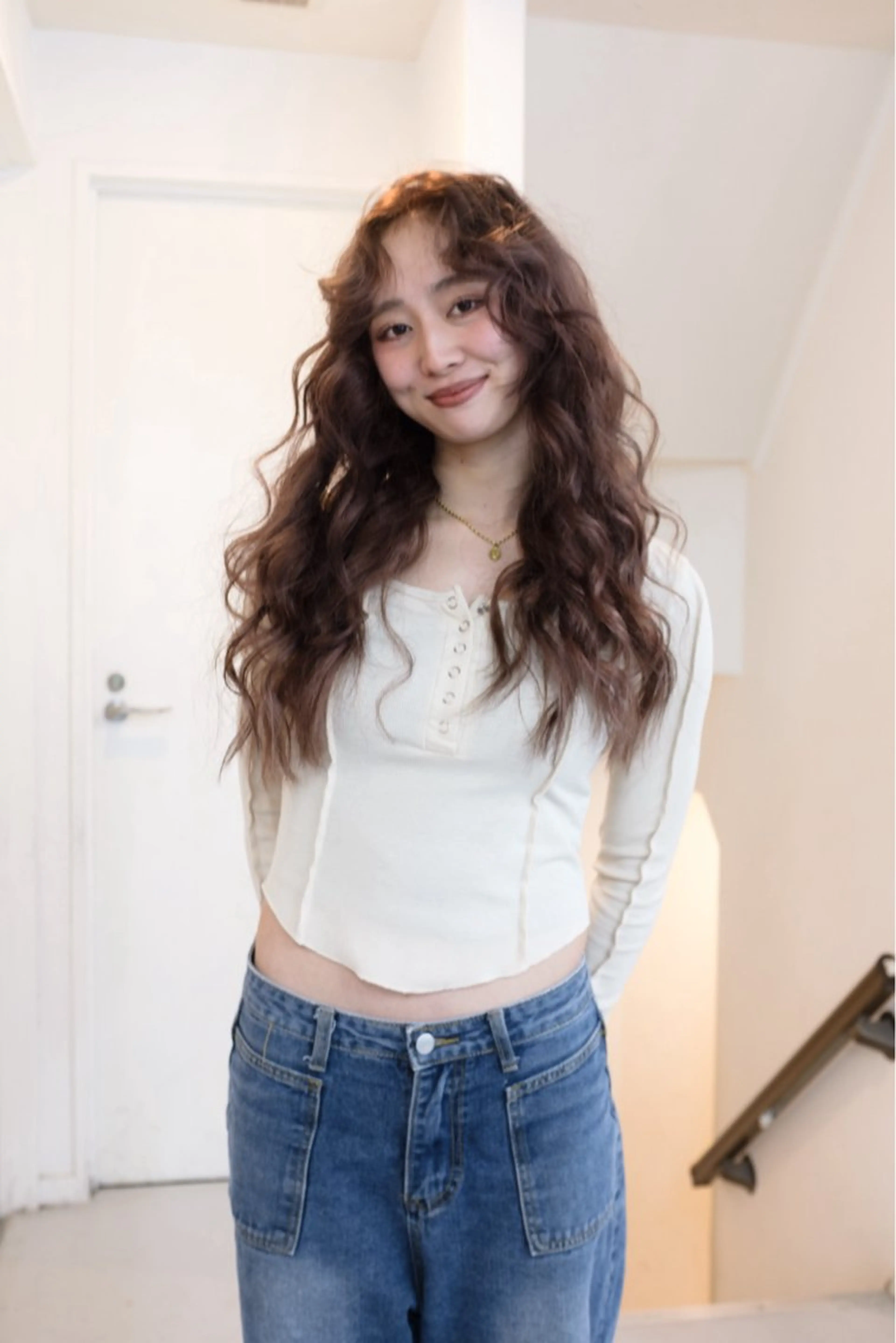 ロング カラー ヘアアレンジ 🦠デザインカラー/ 魚瀬あおい🦠のヘアスタイル