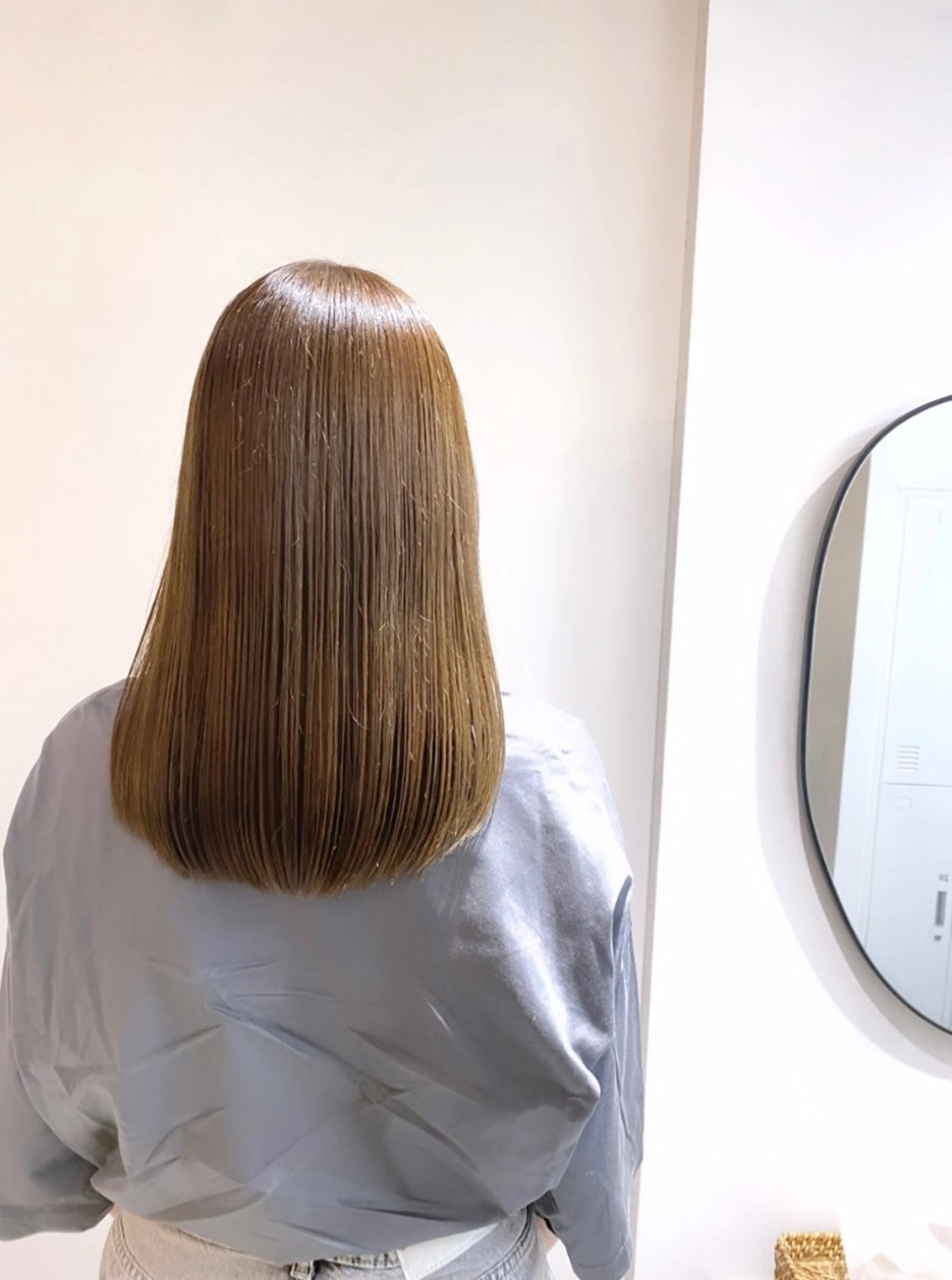 セミロング カラー カット ヘアカラー トリートメント 似合わせ美髪ヘア✨ 天王寺．阿倍野🌈のヘアスタイル