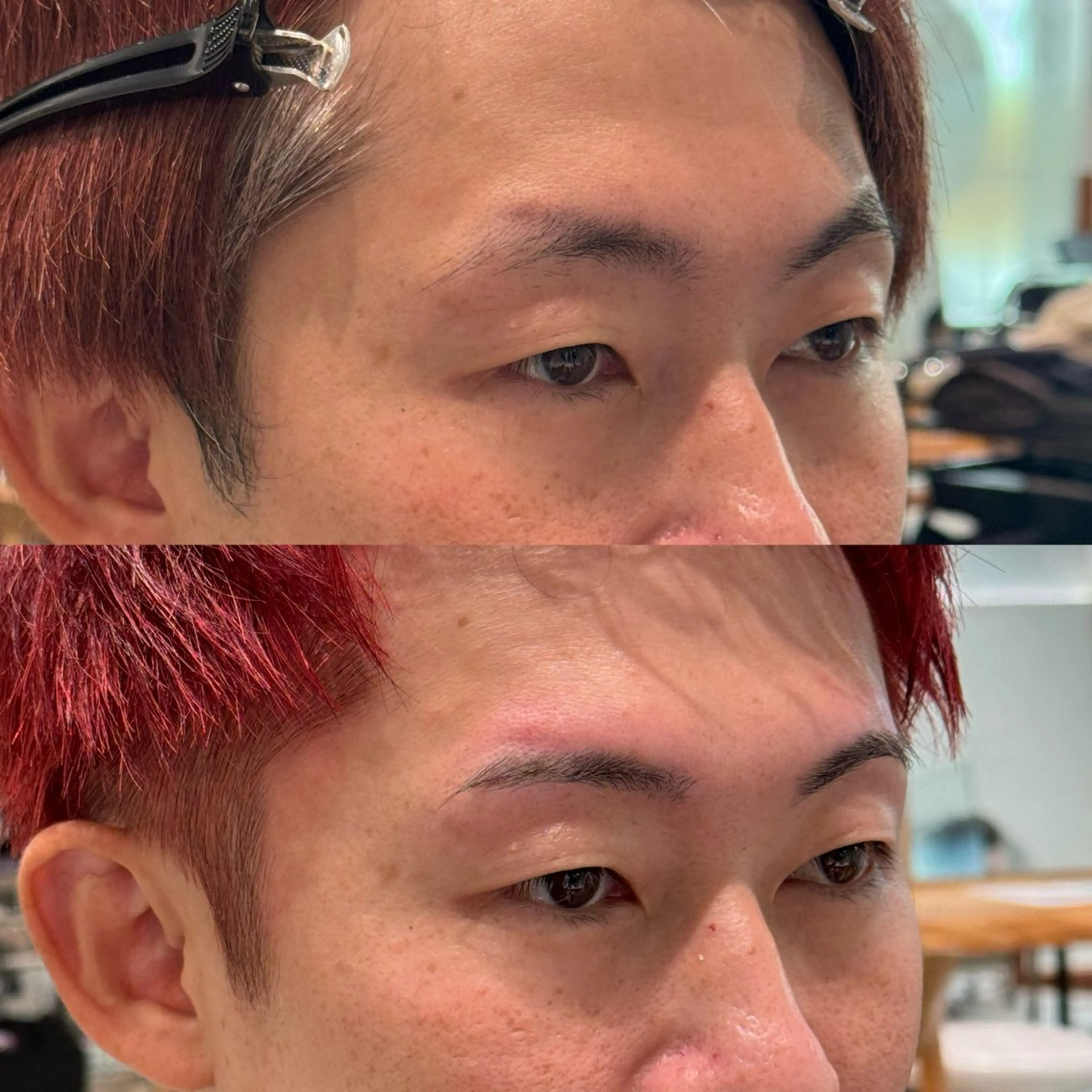 メンズ アイブロウ ワックス脱毛 眉カット その他(アイブロウ) 立川/メンズヘア/ 眉スタイリングの眉毛・アイブロウイメージ