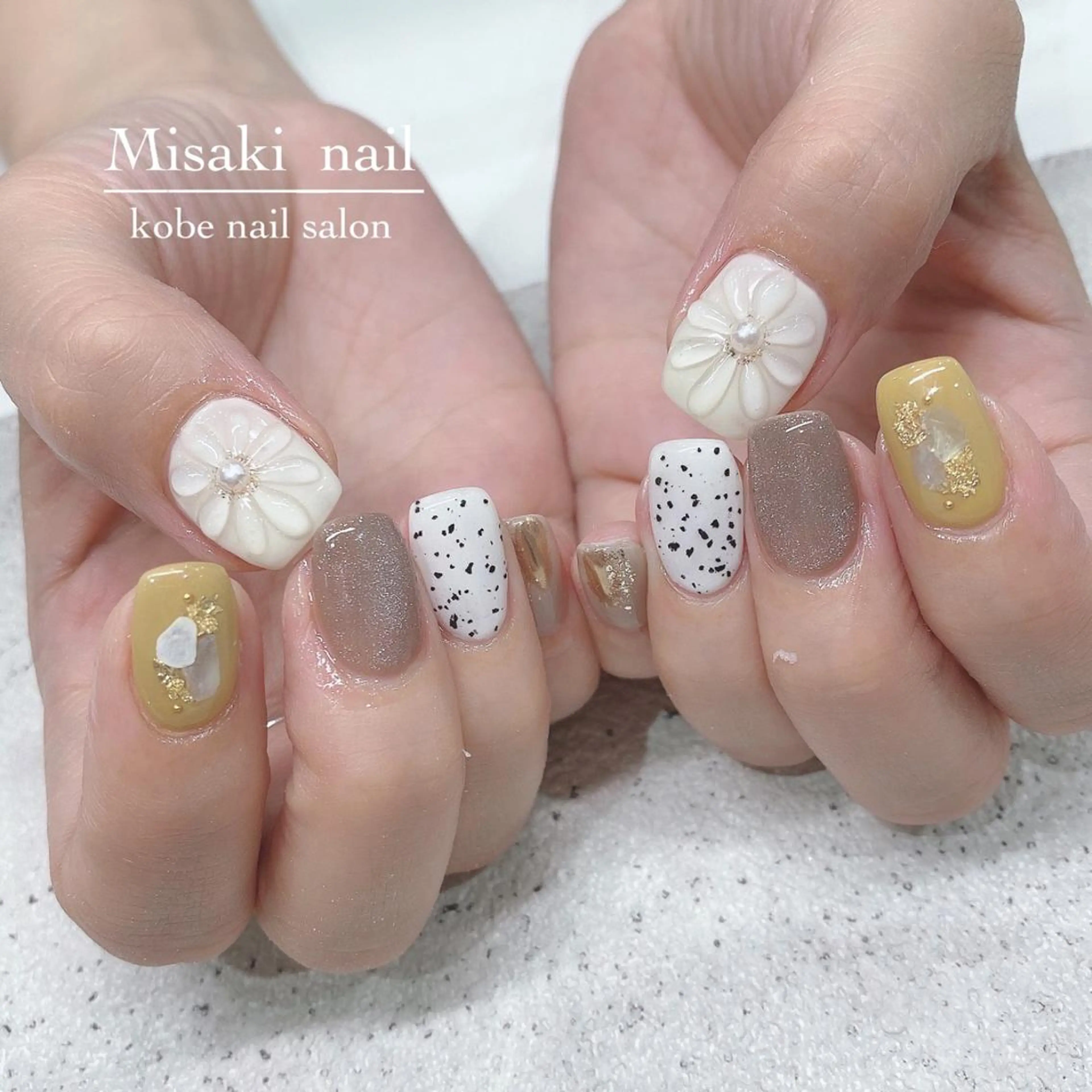 ネイル 韓国ネイル ワンホンネイル ハンドネイル nailsalon miinailsのネイルデザイン
