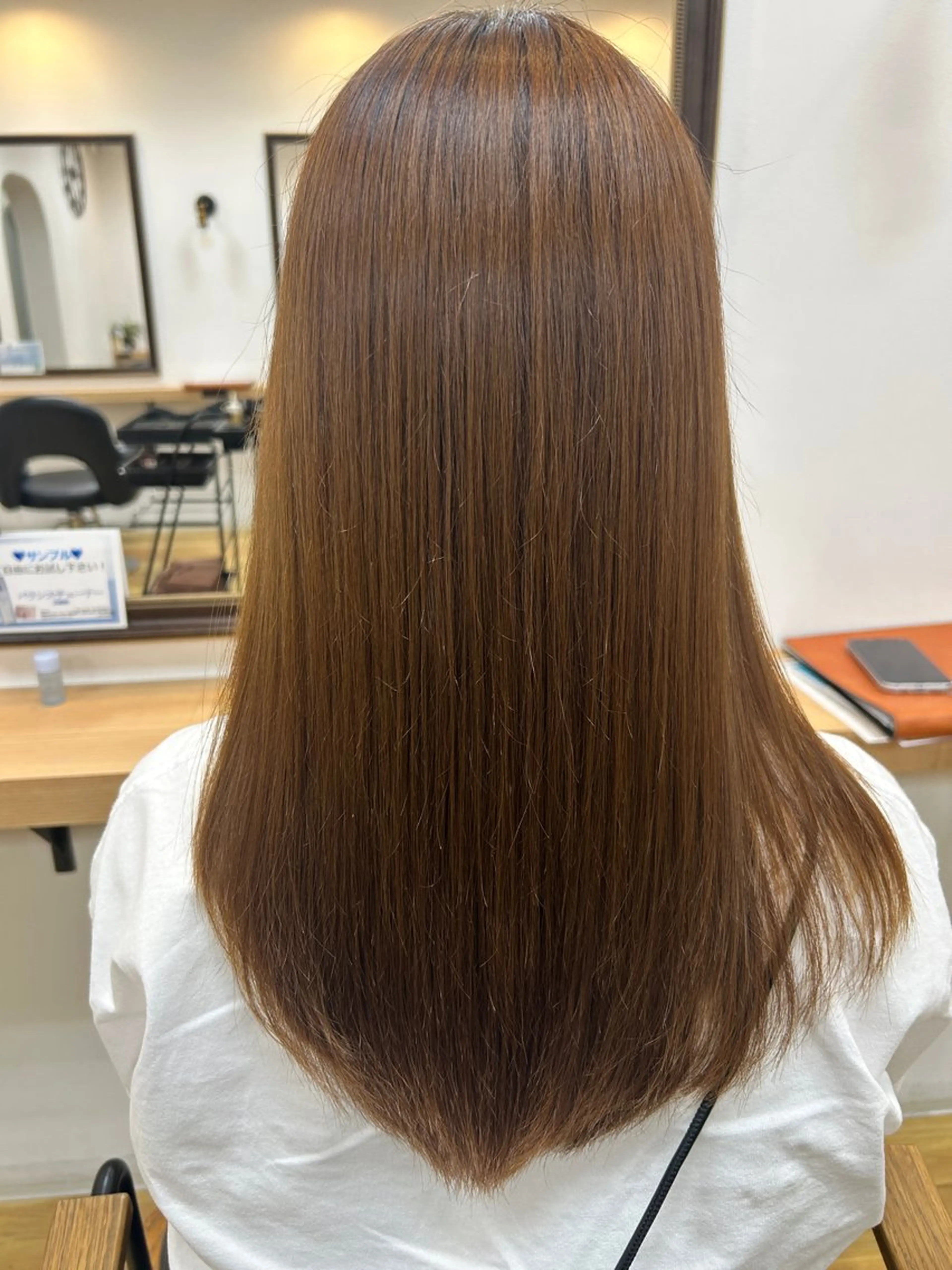 ミディアム 髪質改善 トリートメント MOLLAsalon 高石店所属・艶髪✨️スパ🫧 荒谷千夏のヘアスタイル