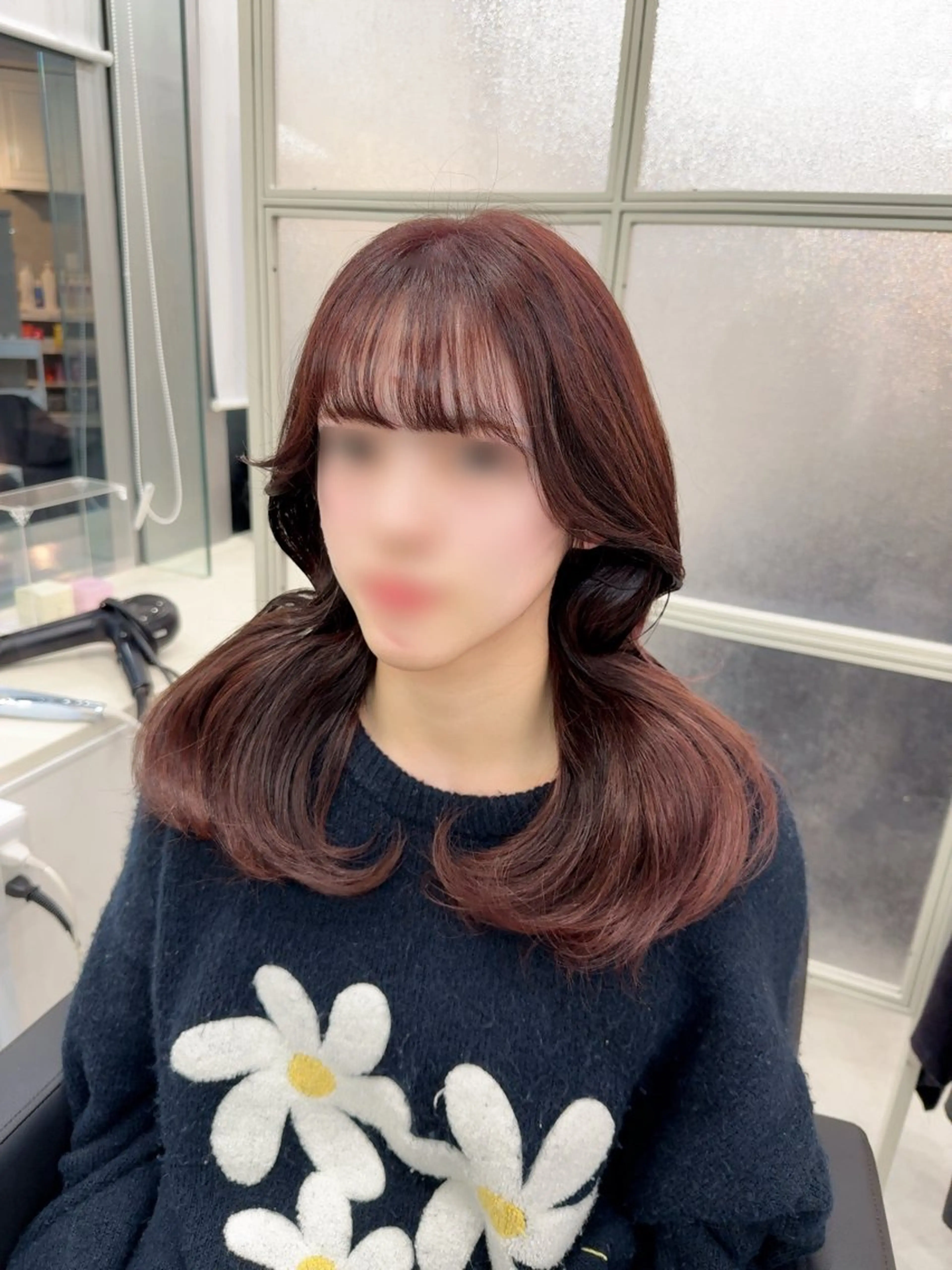 セミロング MAHO/透明感カラ ー/髪質改善🍒のヘアスタイル