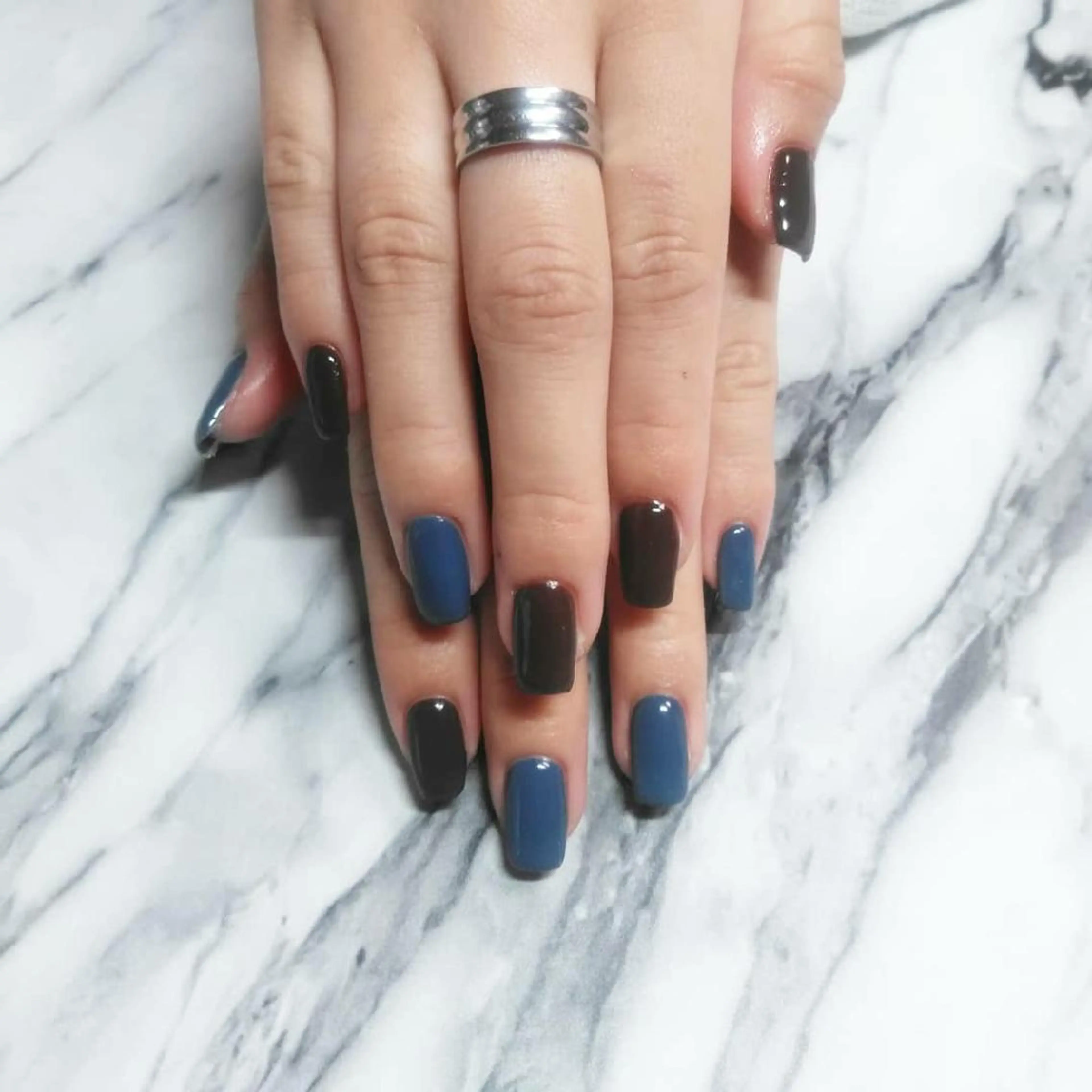 ネイル ブラウン lyly.nail所属・lylynail YUUKAのネイルデザイン