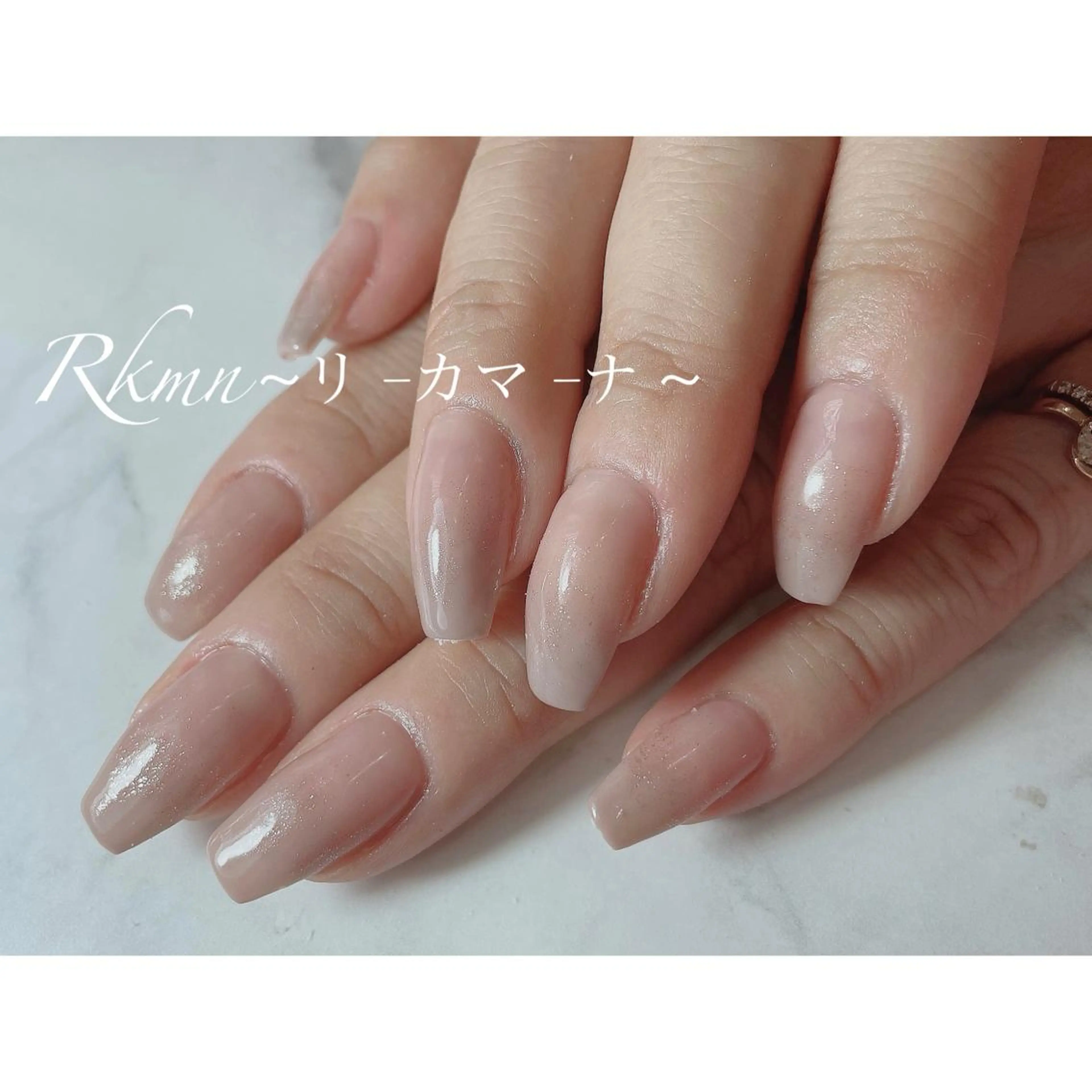 ネイル アートネイル グラデーション ラメ(グリッター) 春ネイル ハンドネイル フットネイル ハンドケア Rkmn ~リ-カマ-ナ~のネイルデザイン