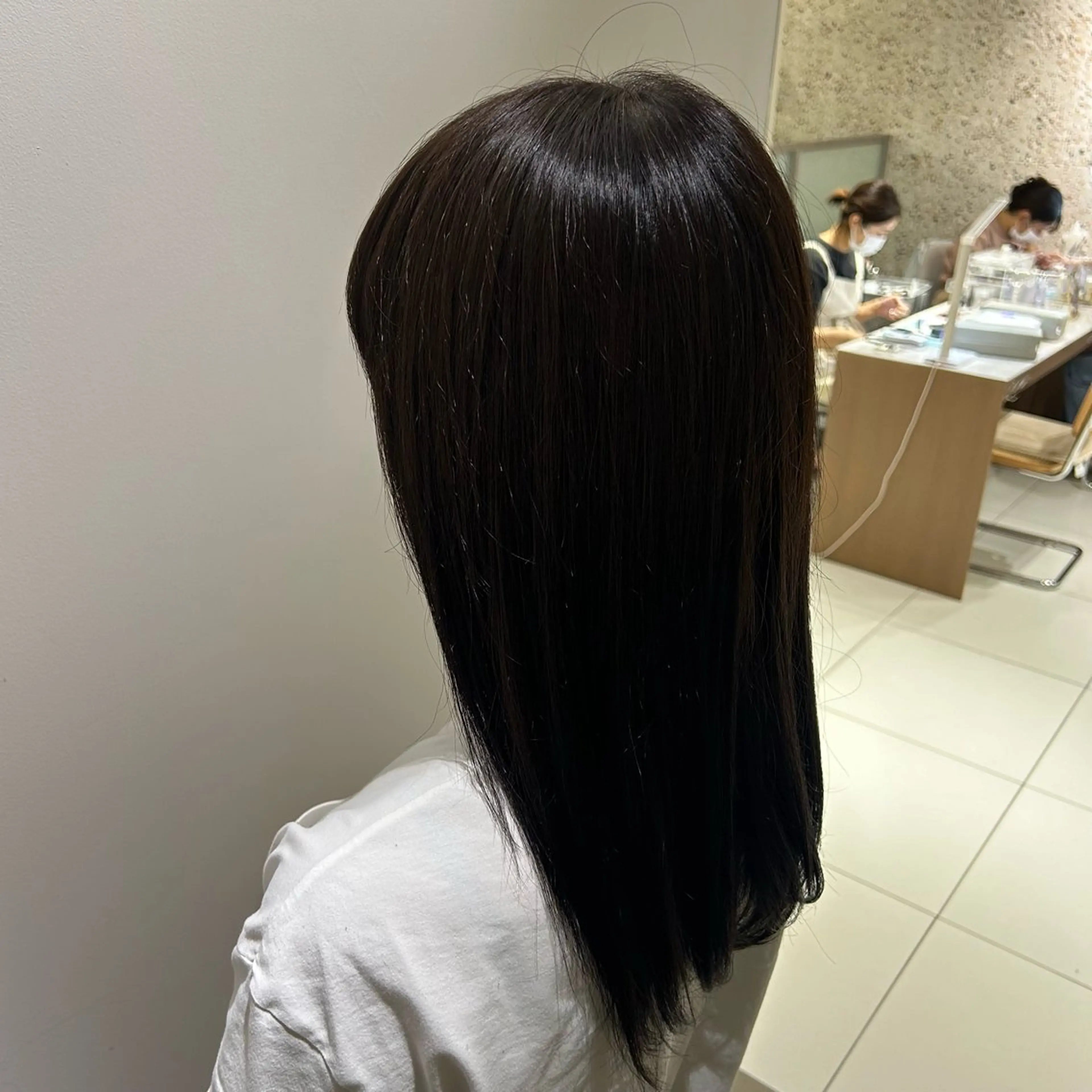 セミロング JURI 🎀透明感カラー🎀のヘアスタイル