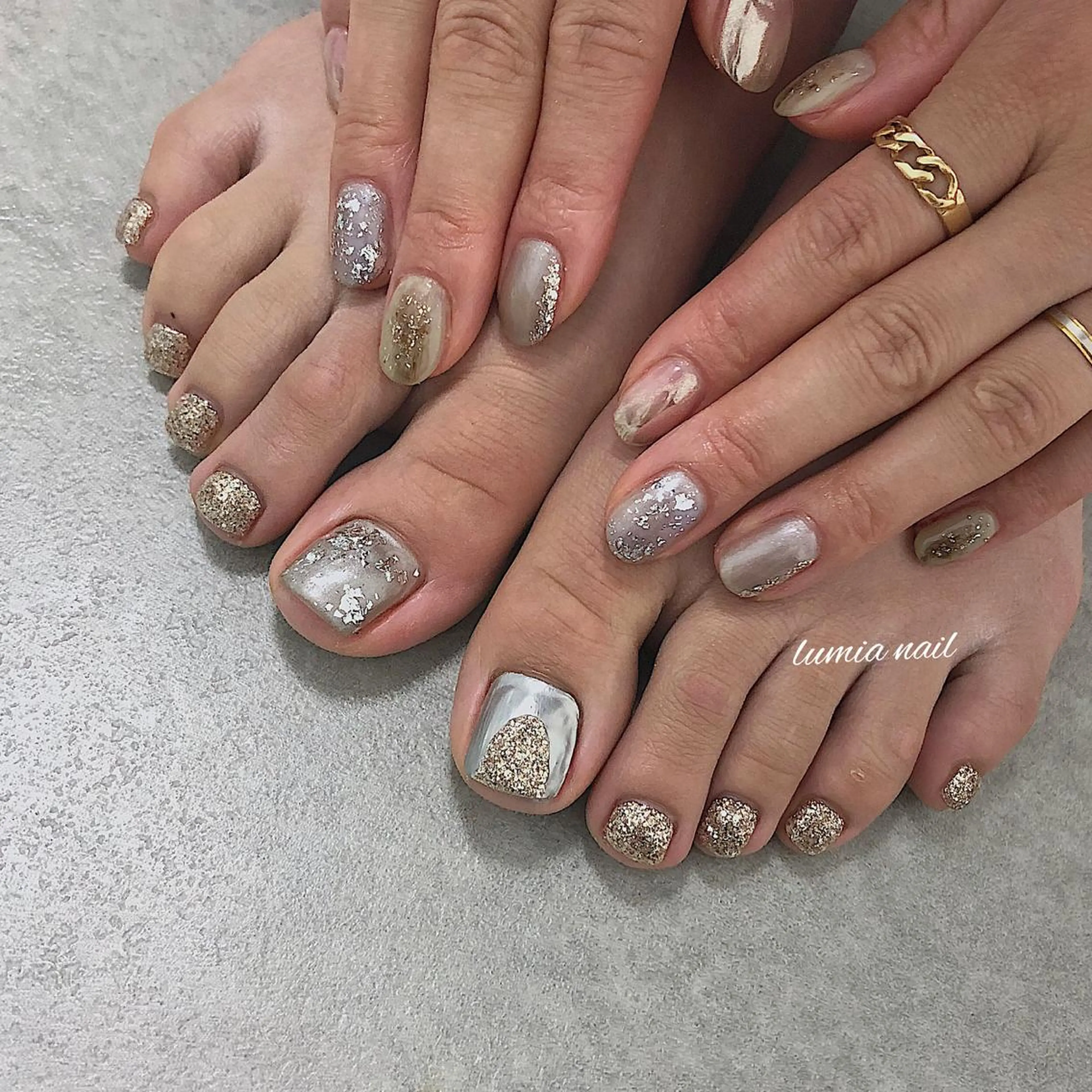 ネイル nail&eyelash Rine所属・Rine 放出 (リネ)のネイルデザイン