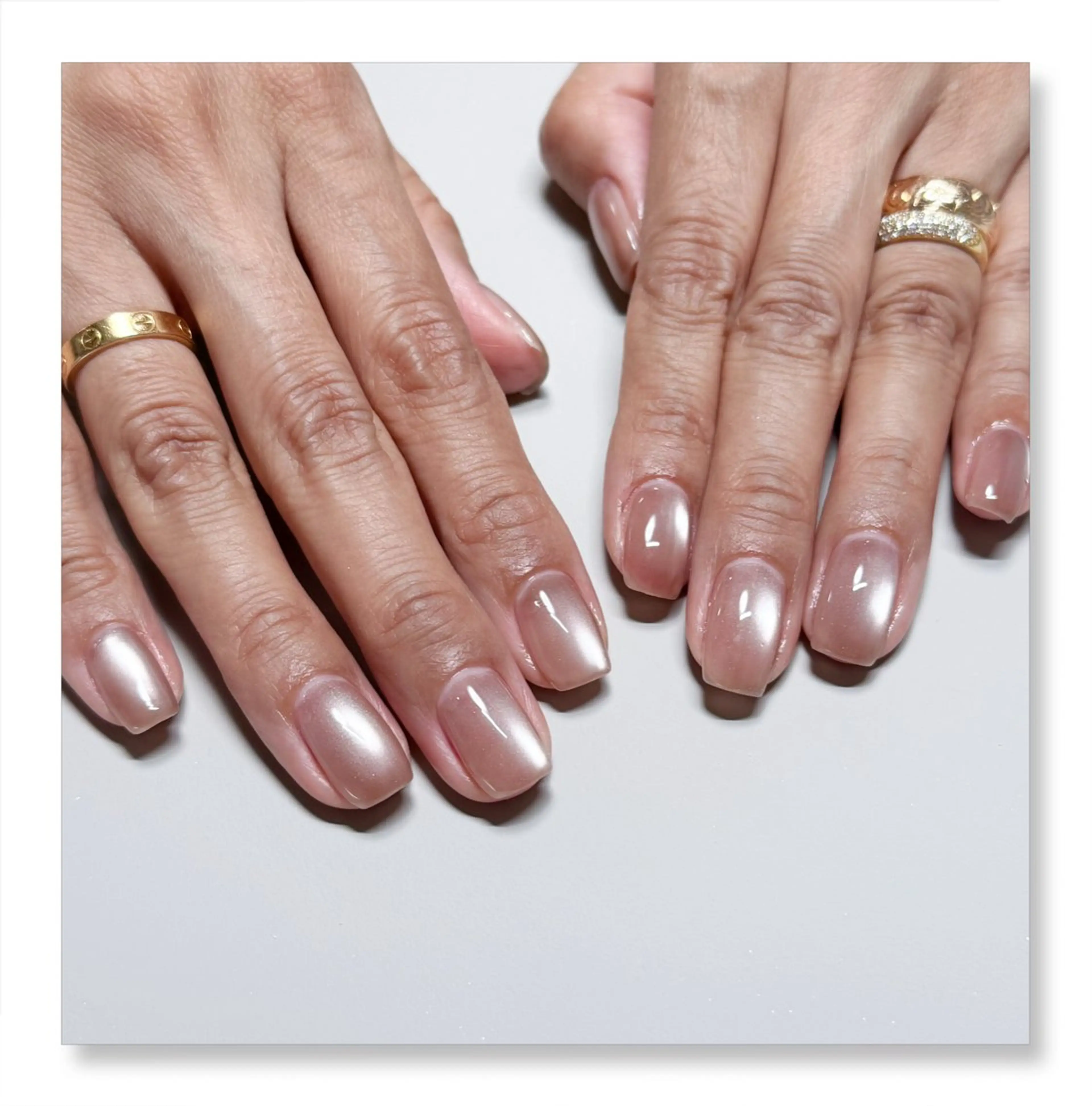 【マグネットネイル】❣️新規のお客様オフ無料❣️美爪フォルム付きの写真