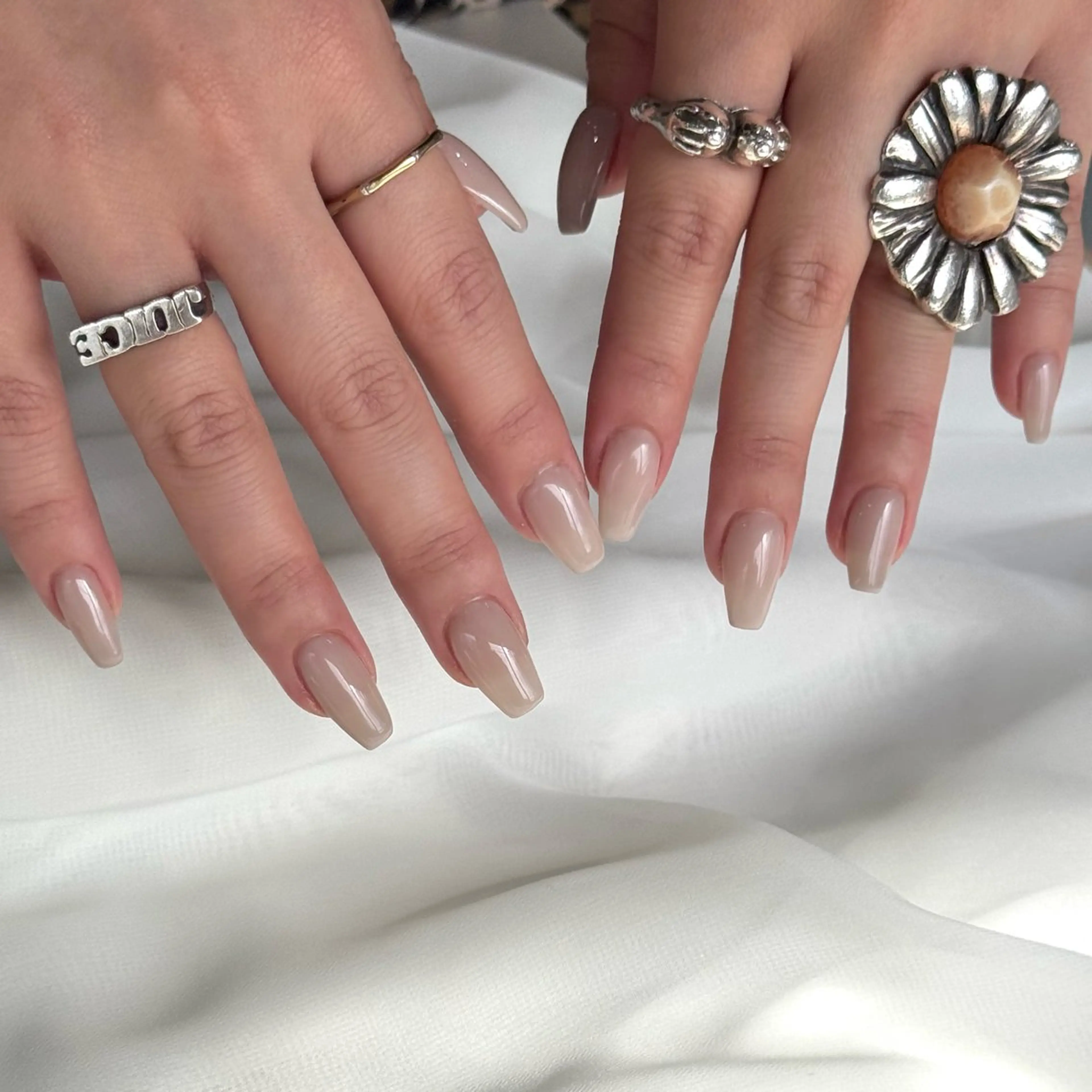 ネイル ワンカラーネイル ハンドネイル HARUKA ネイリスト福岡/薬院のネイルデザイン