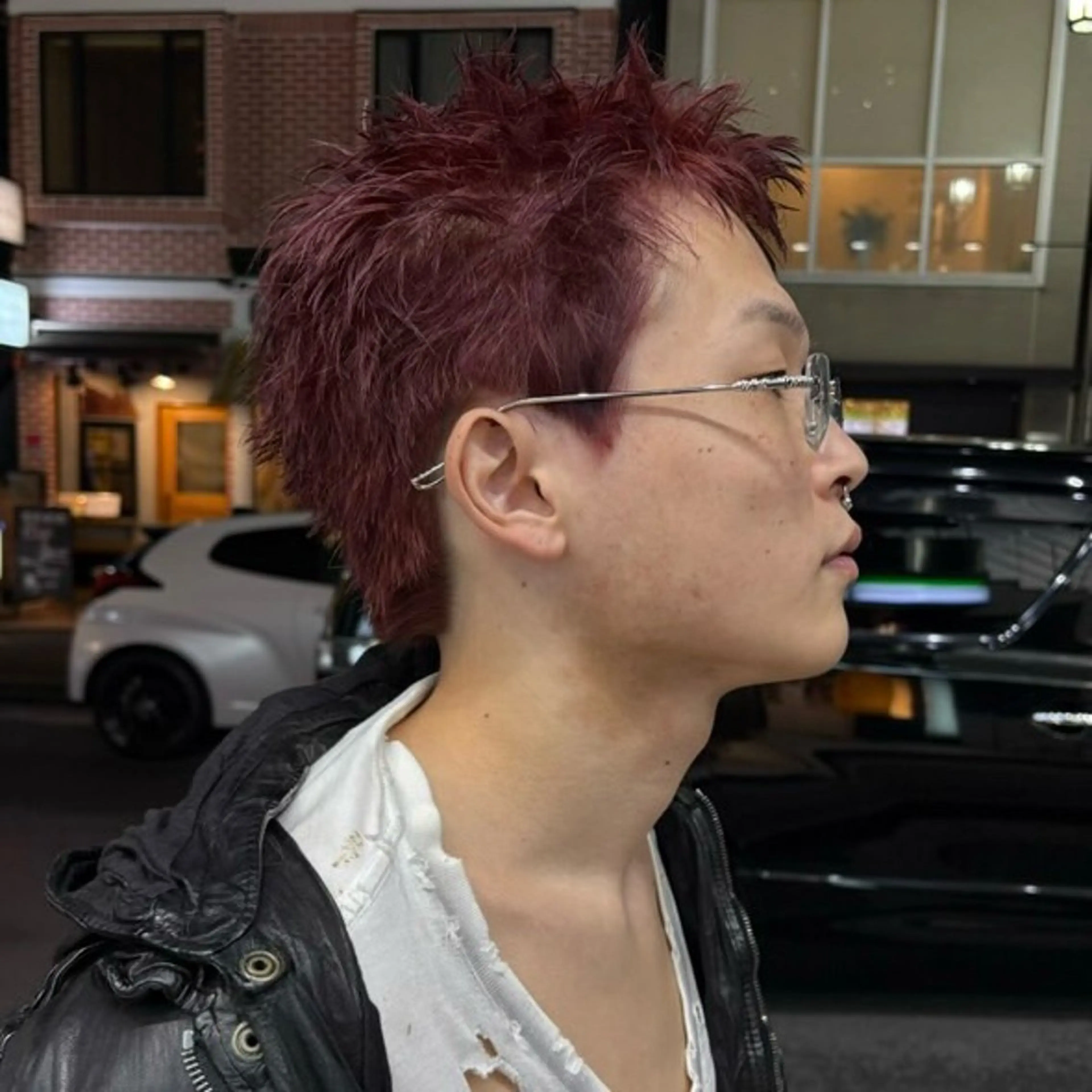 ショート カラー メンズ カット ヘアカラー ハイトーン/パーマ/ メンズ / 櫻本🌐のヘアスタイル