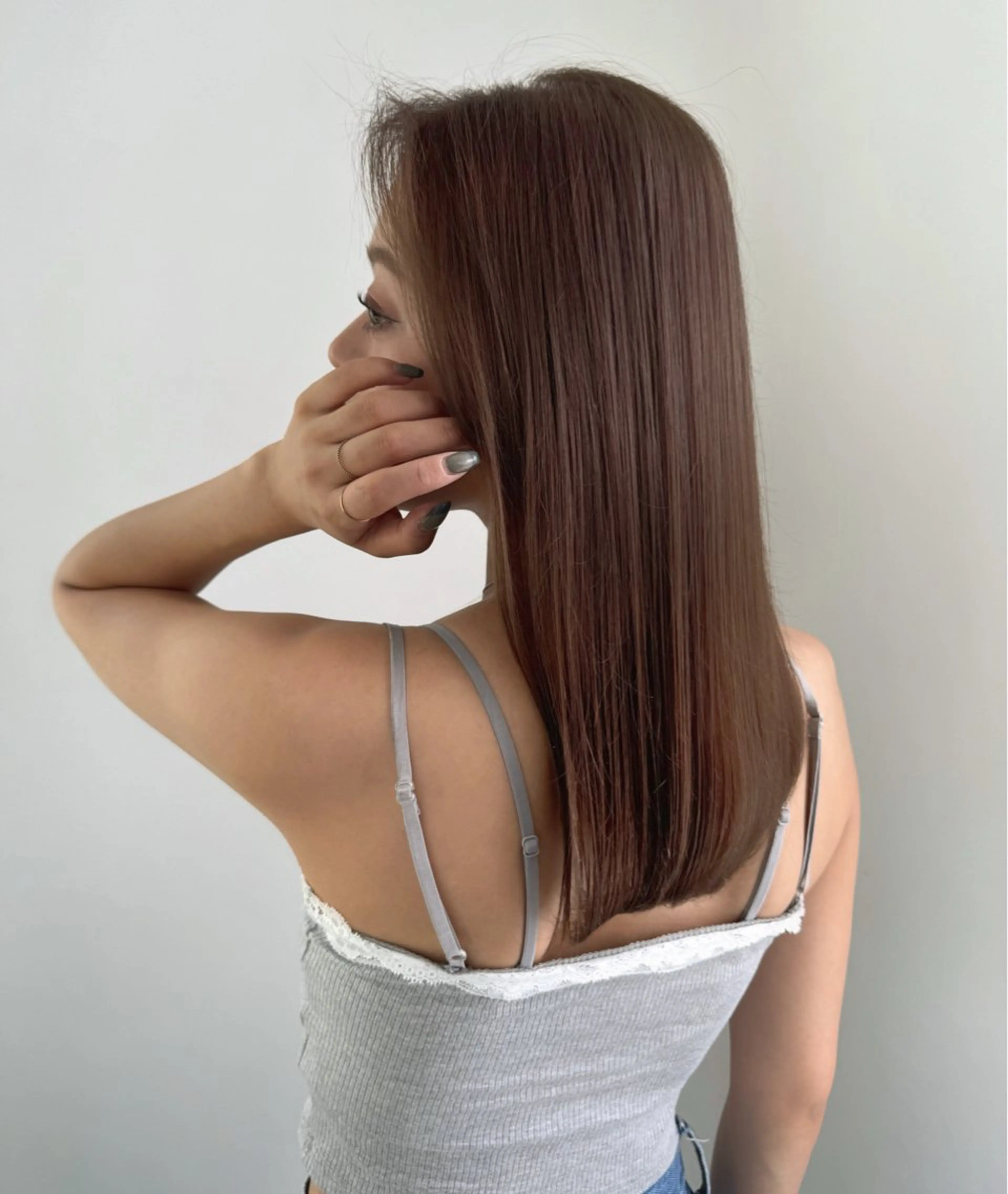 カラー 透明感カラー カット ヘアカラー maina/透明感 ベージュ/ブラウンのヘアスタイル