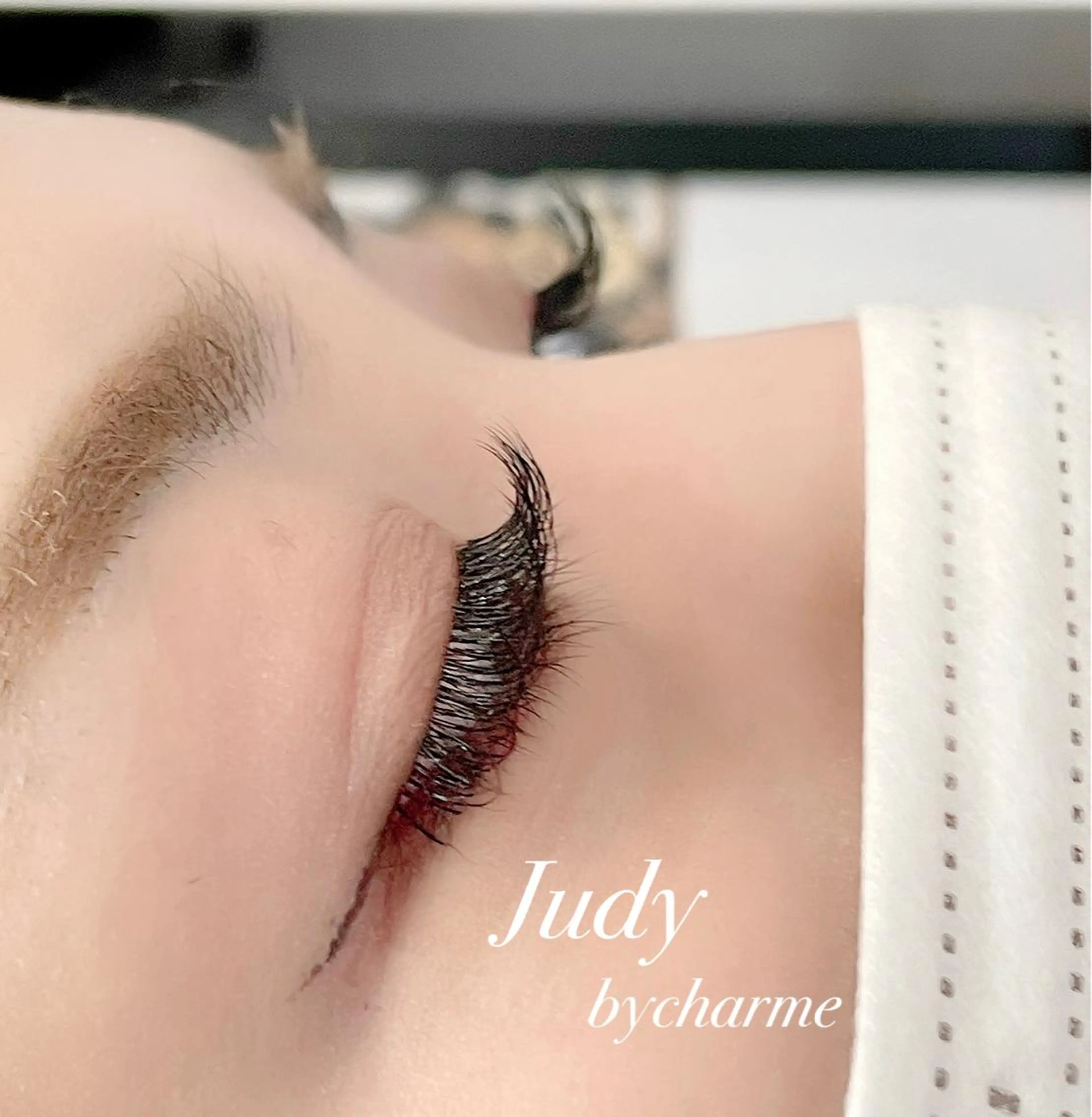 マツエク・マツパ 付け放題 フラットラッシュ パリジェンヌラッシュリフト セーブル マツエク Judy by charmeのマツエク・マツパデザイン