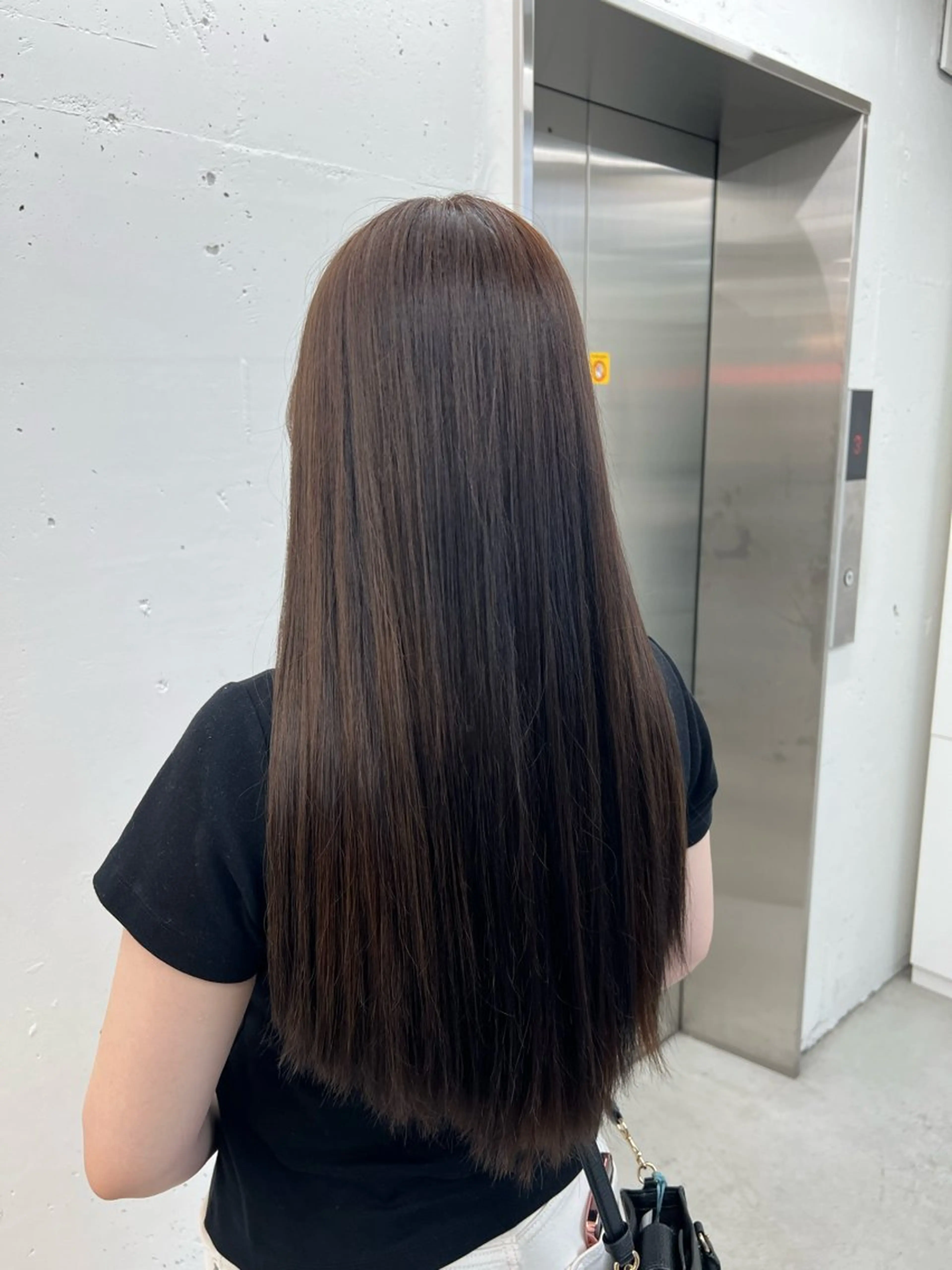 ロング カラー ブリーチ ブラウンカラー 透明感カラー ブリーチなしカラー ヘアカラー あすか JILLSTUDIOのヘアスタイル