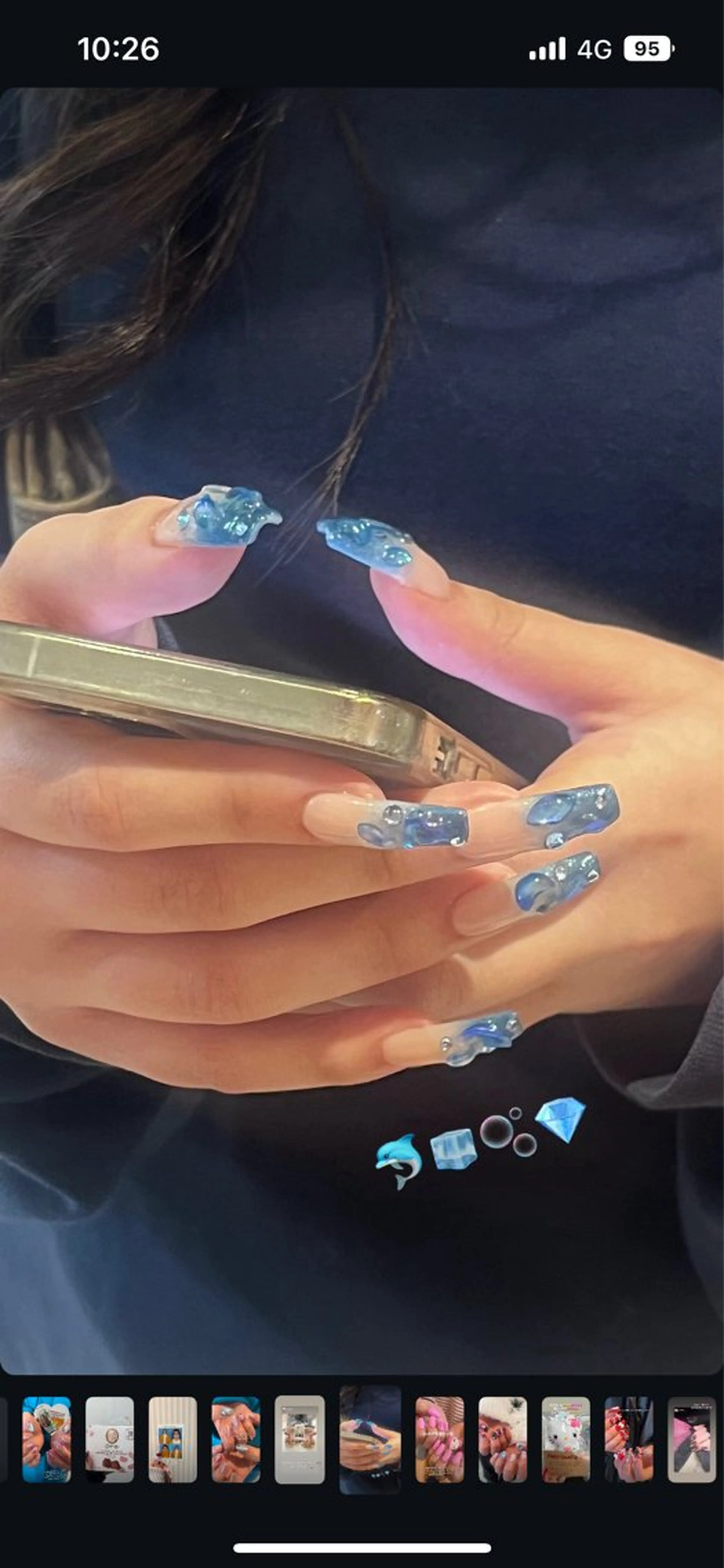 ネイル ハンドネイル nail studio namm.所属・namm.🍒✨ Fuka🧡のネイルデザイン