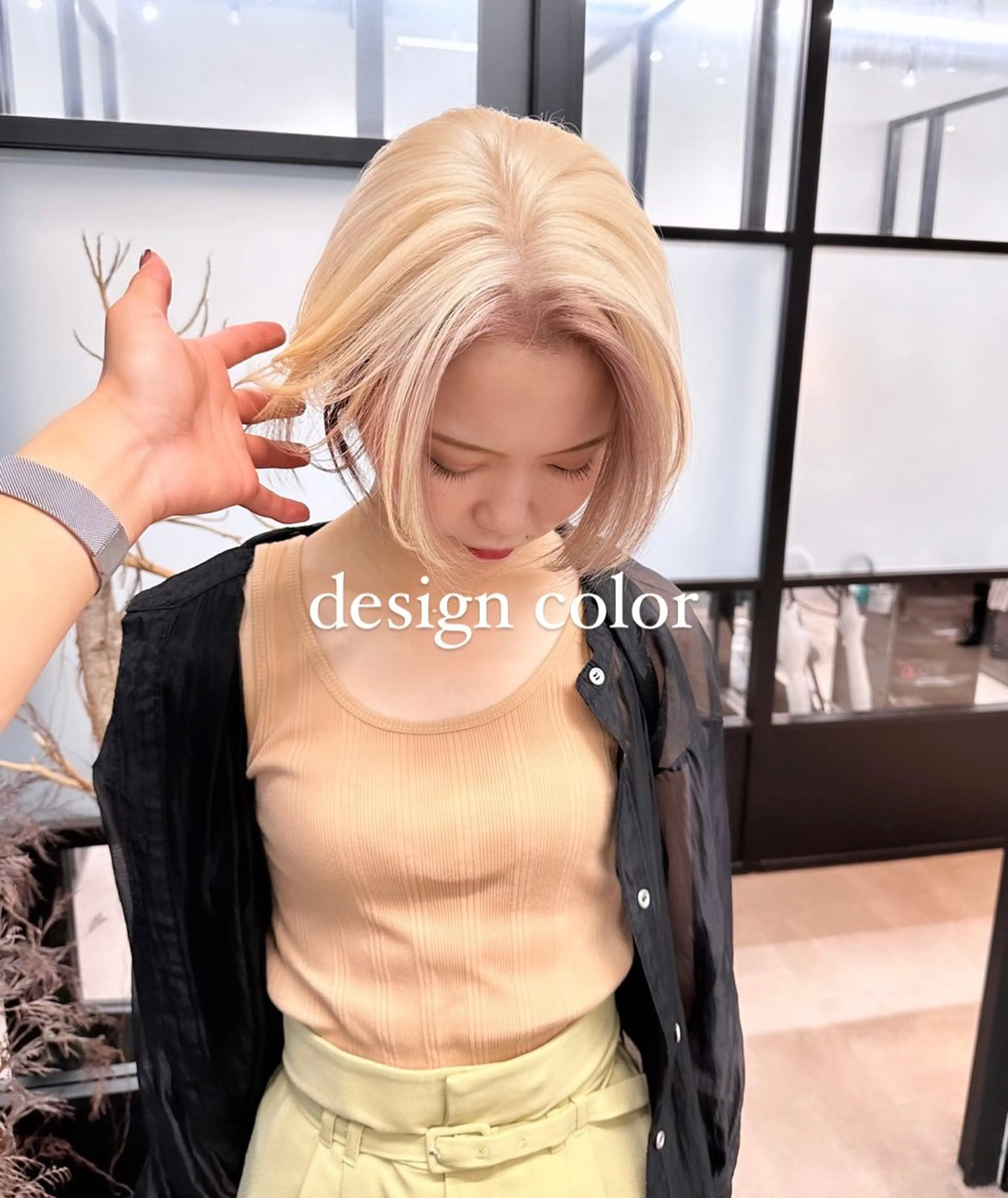 カラー storiiz所属・本田大輝top designerのヘアスタイル