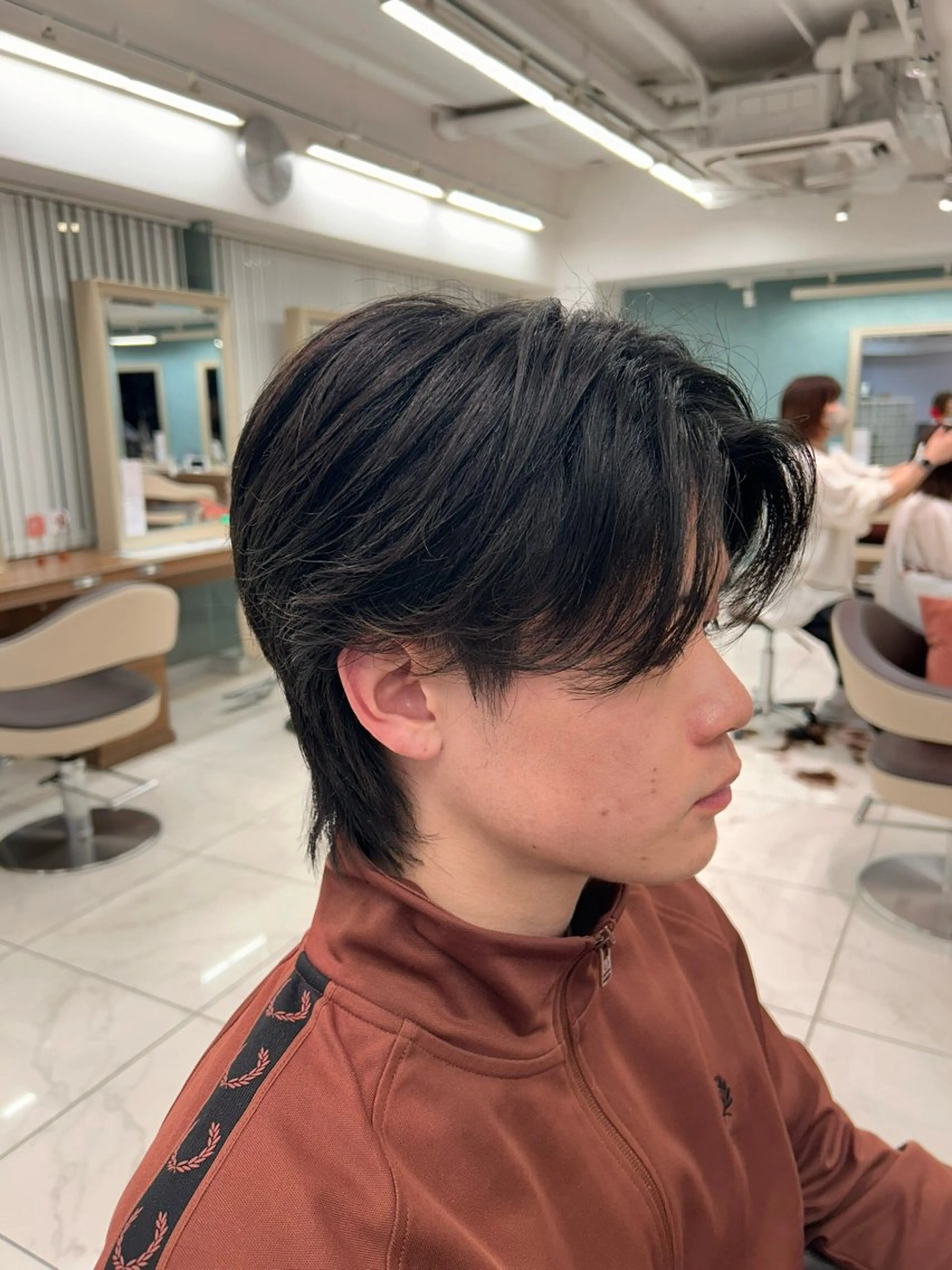 ミディアム パーマ メンズ カット パーマ ♠️メンズ特化／ 社 由樹♠️のヘアスタイル