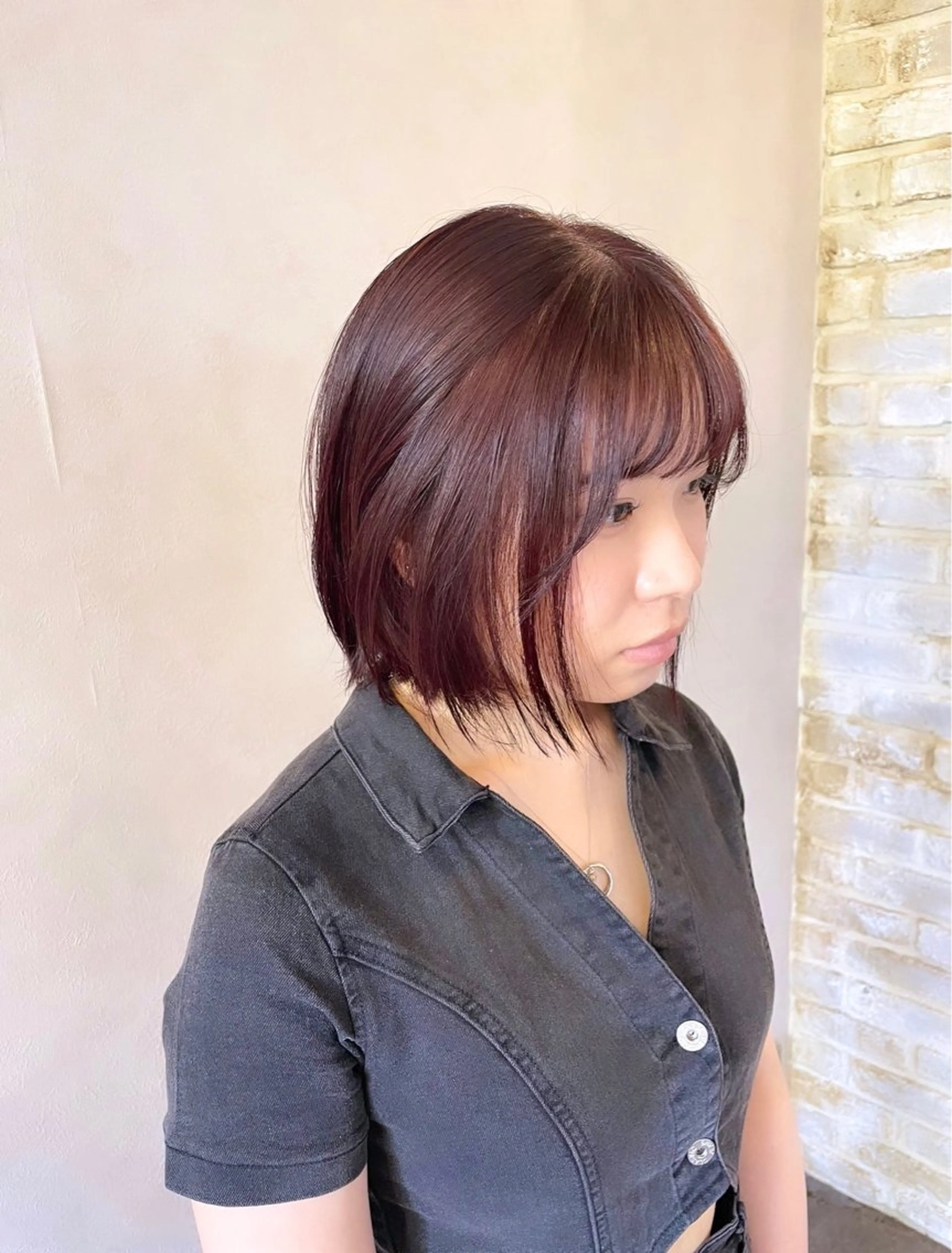 ショート カラー ヘアカラー トリートメント Peg.hair所属・柔らかhair🤍 Rinaのヘアスタイル