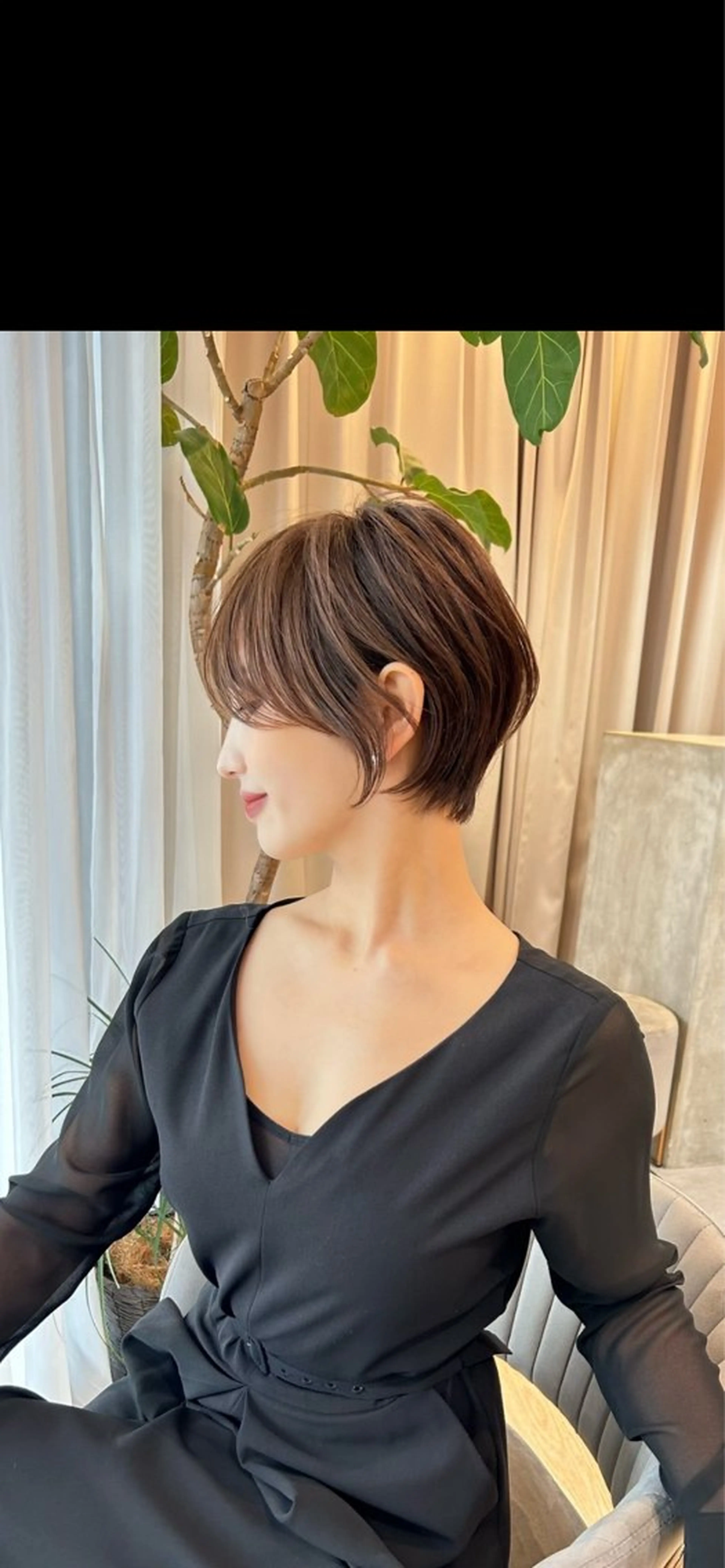 ショート ショートヘア 透明感カラー特化/ ベージュ/梅田/英輝のヘアスタイル