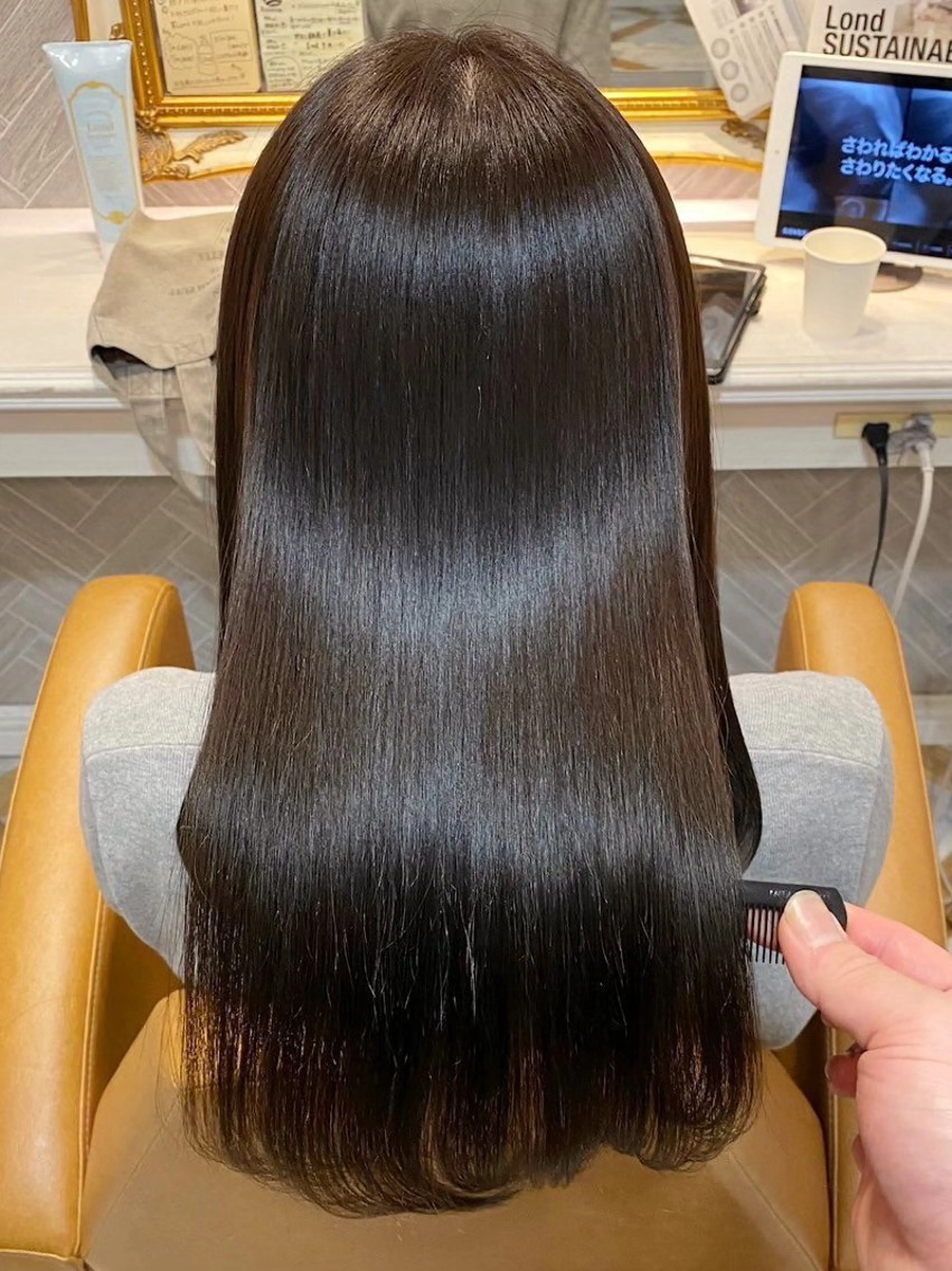 🌈透明感カラー➕最高級髪質改善アブソリュートトリートメント🌈の写真