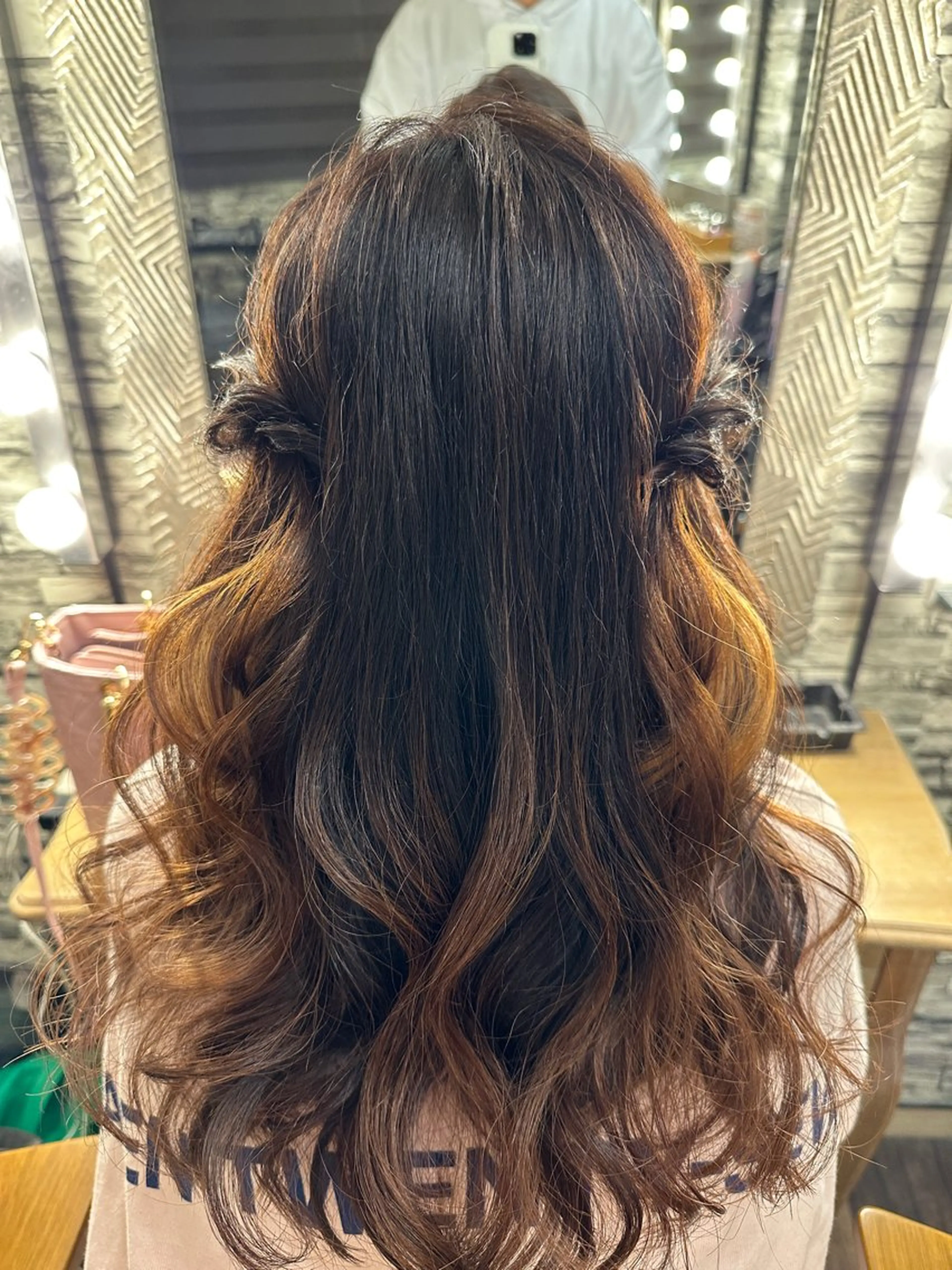 セミロング ヘアアレンジ hair make  Lucciのヘアスタイル