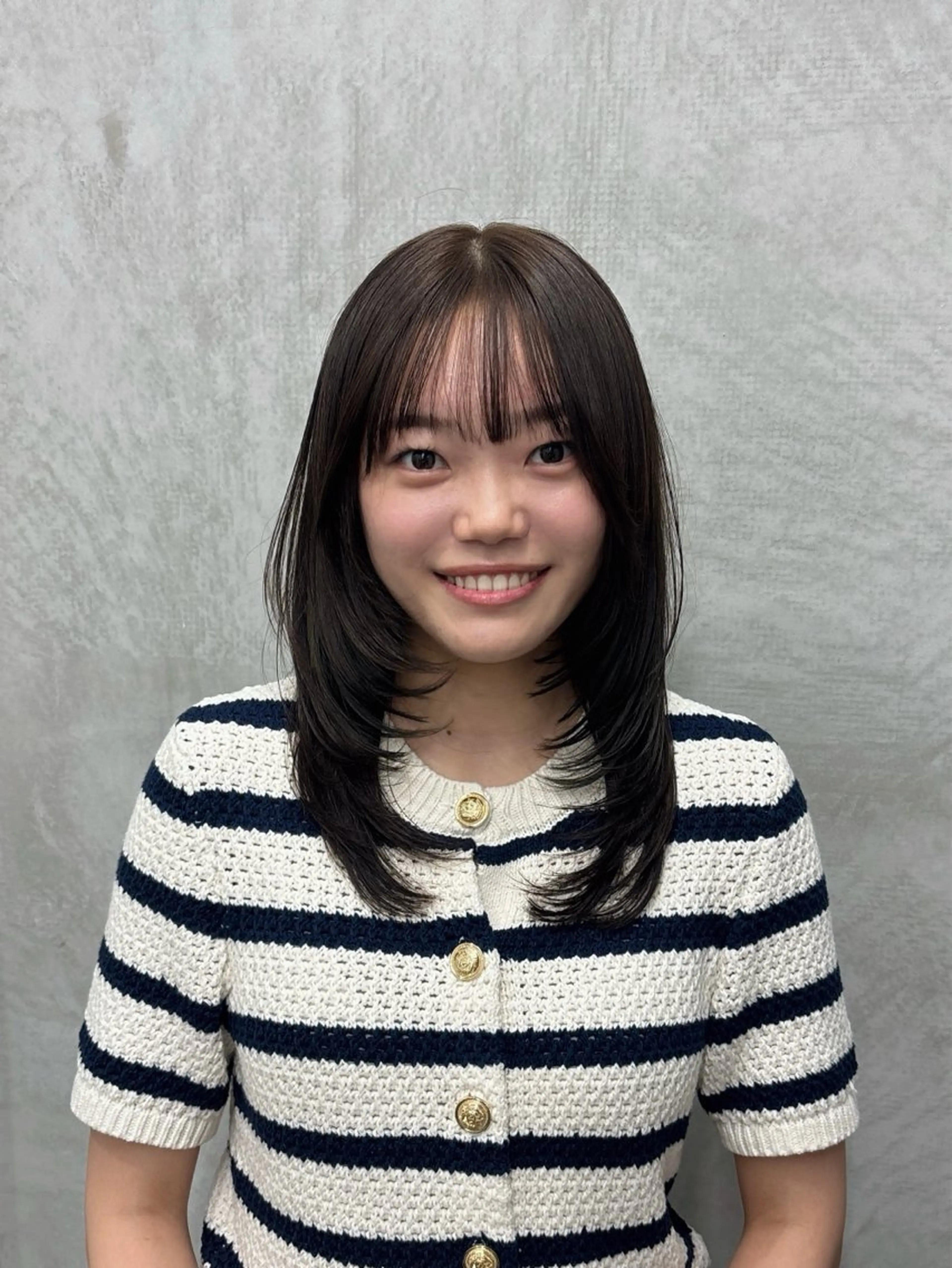 セミロング Haruka髪質改善 ヘアセット♡のヘアスタイル