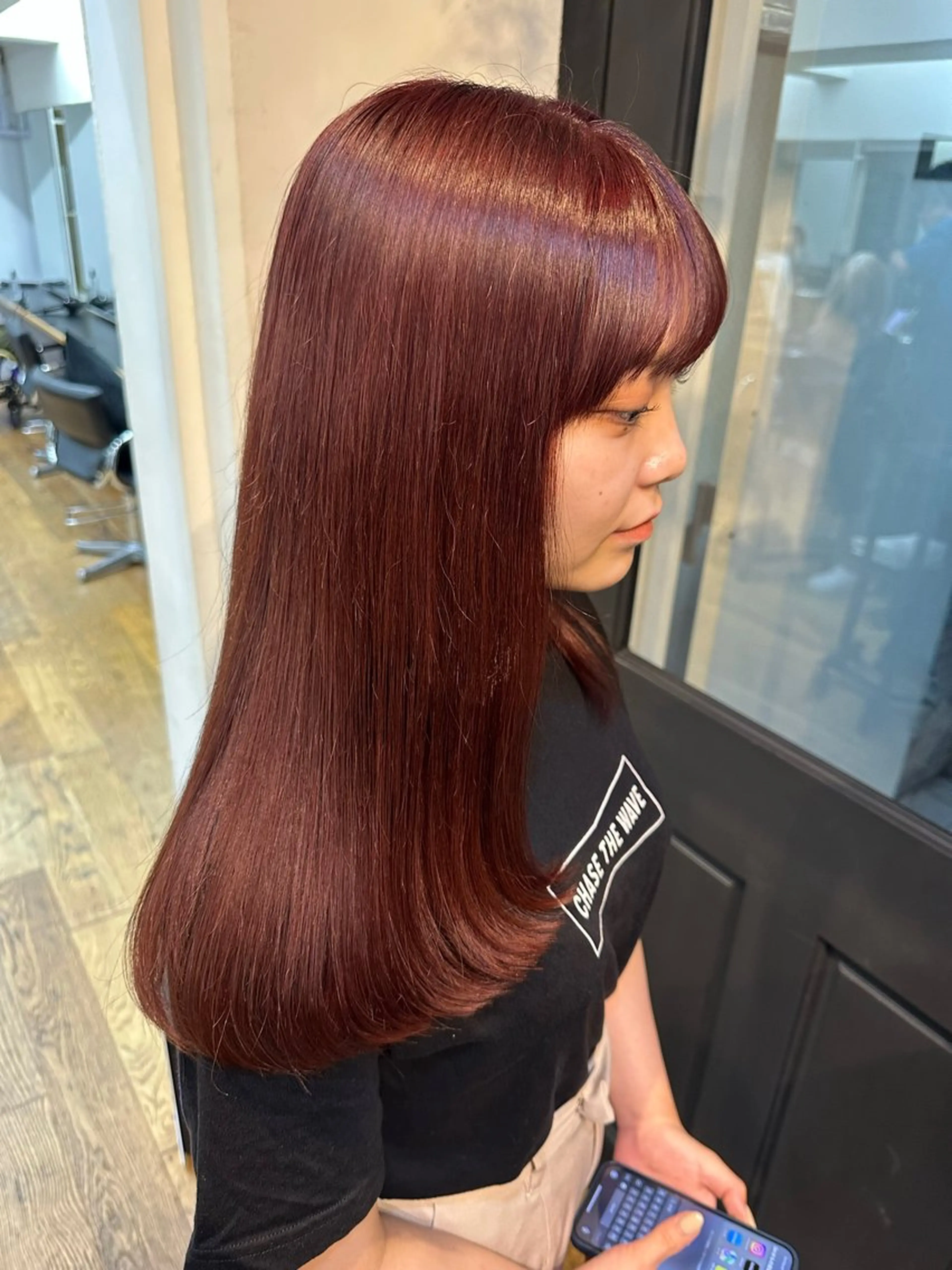 ロング カット ヘアカラー トリートメント Hana ハイトーン🕯🩰のヘアスタイル