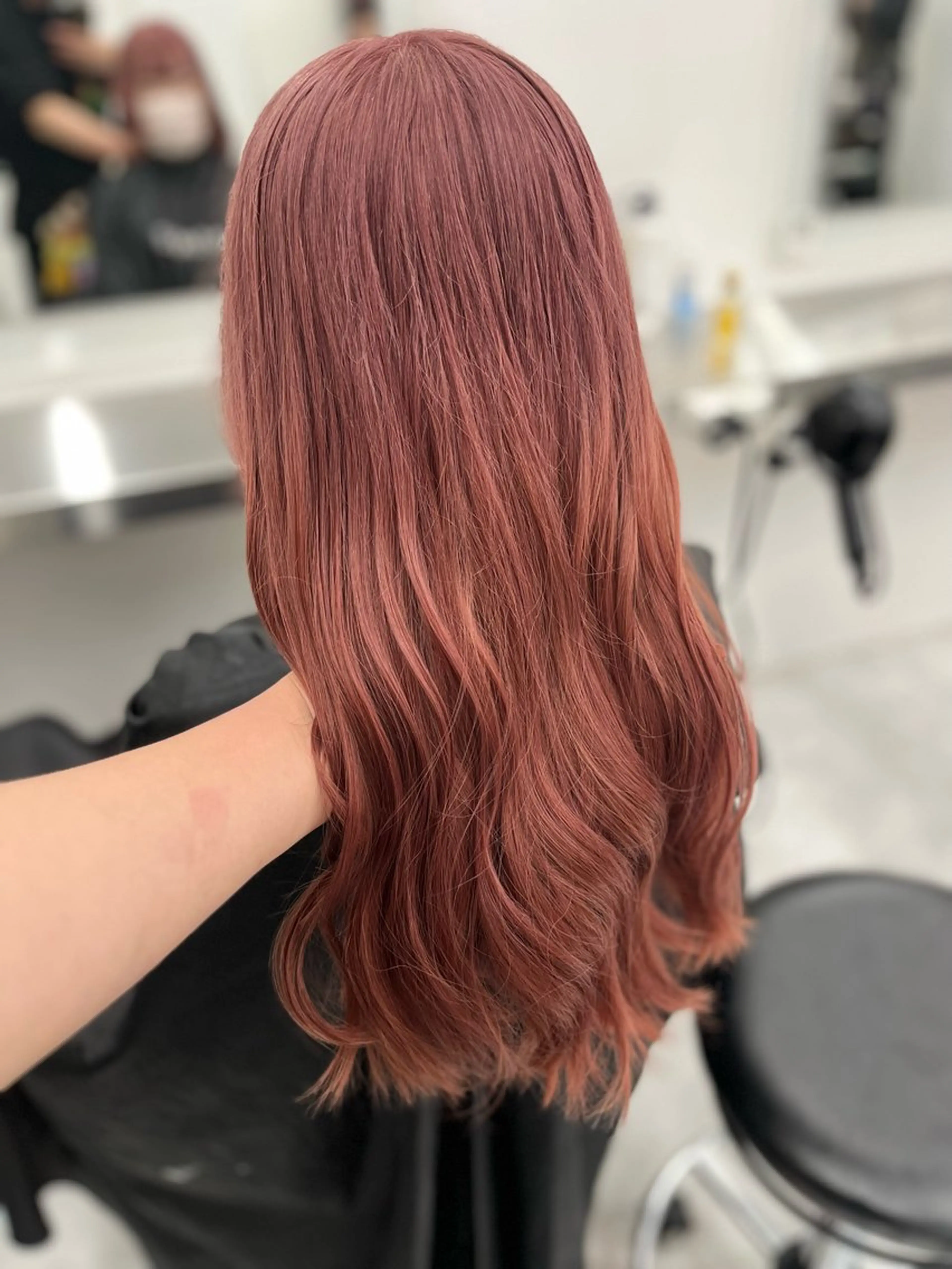 セミロング カラー ヘアアレンジ 愛されカラー🩷 はるなのヘアスタイル