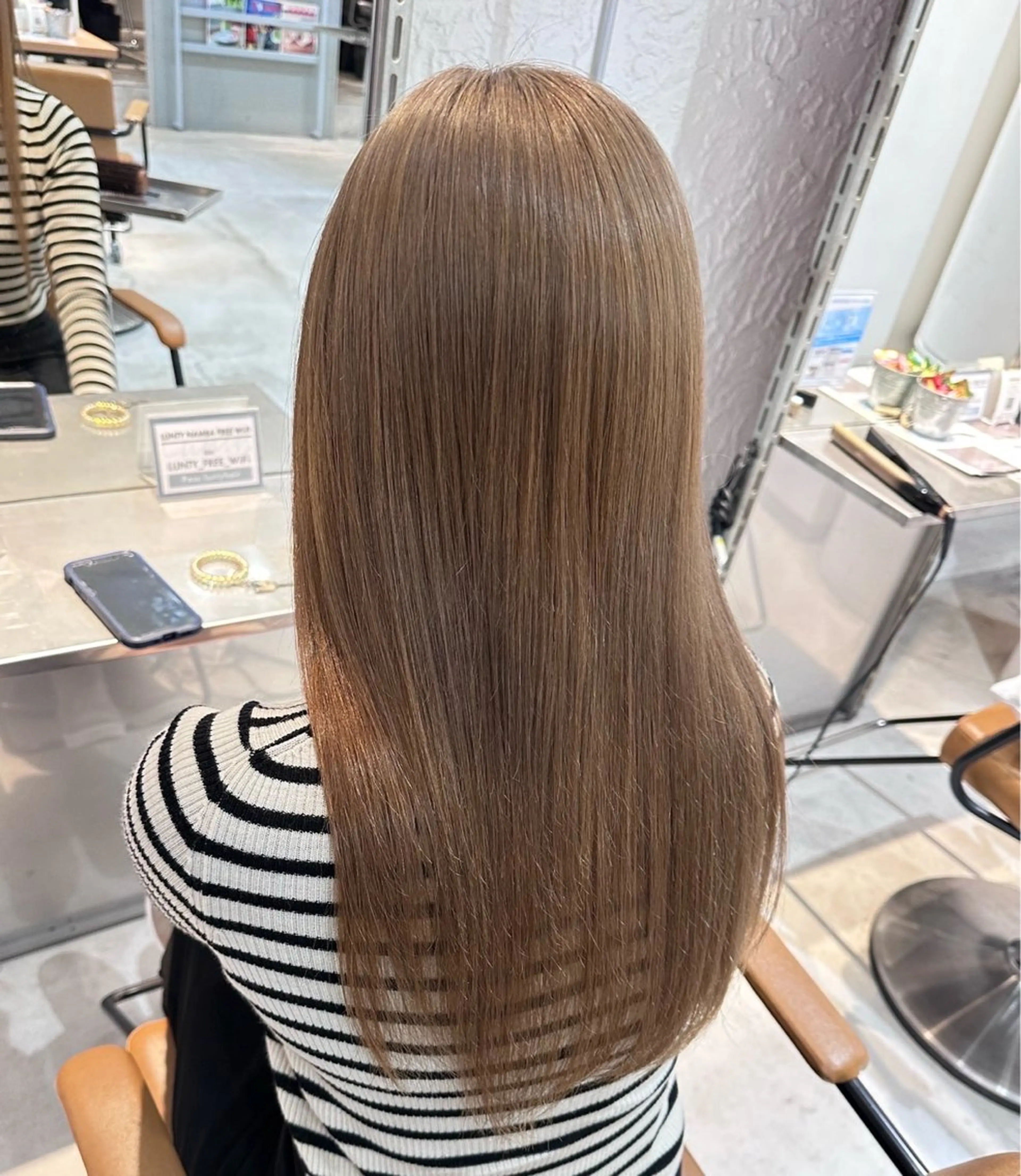 ロング カラー 🦋韓国ヘア💙 RUNAのヘアスタイル