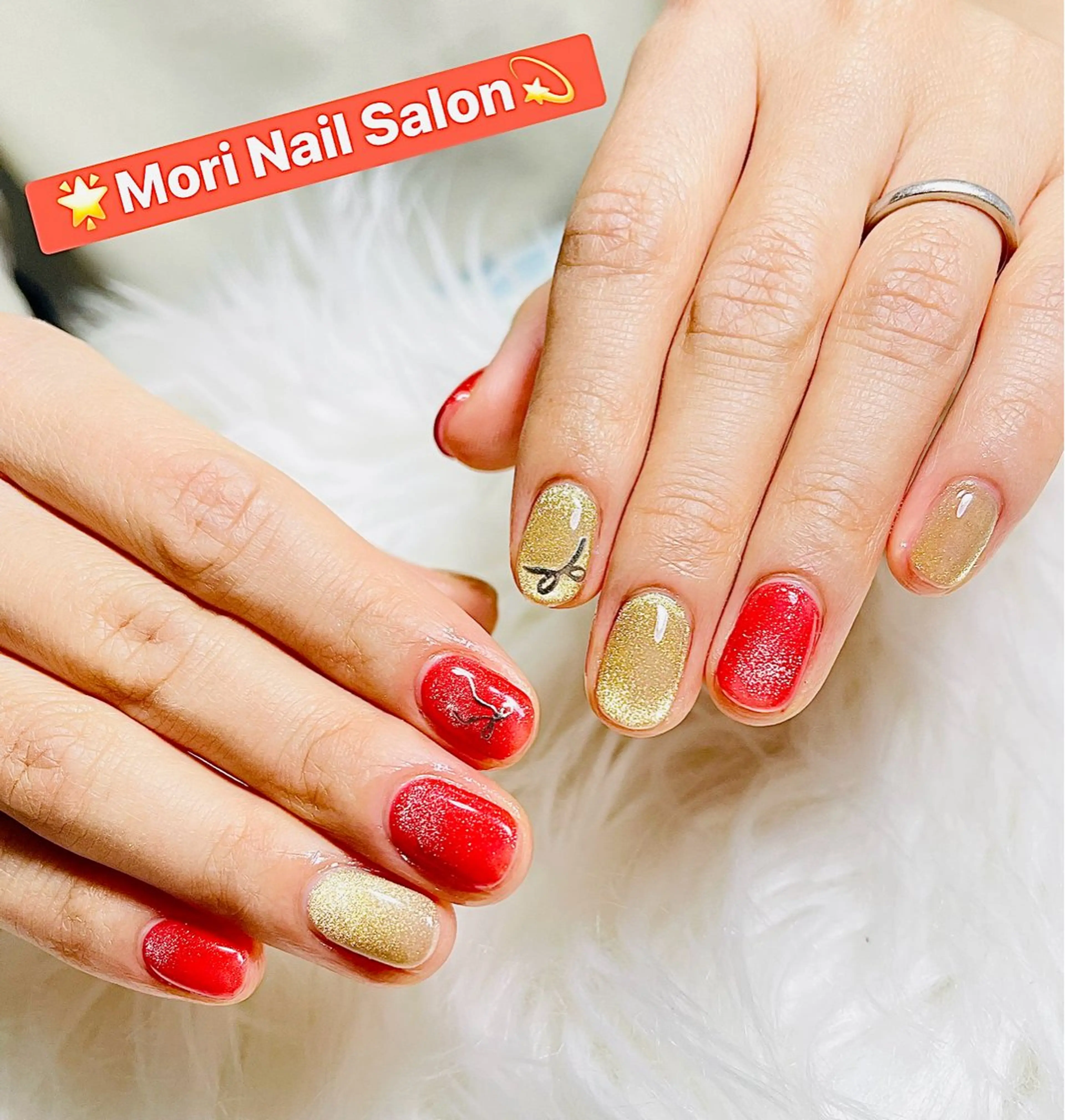 🍒デラックスマグネット🍒「2色可能」♥️「シンプルアート2本付け」「オフ込み」💛♥️の写真