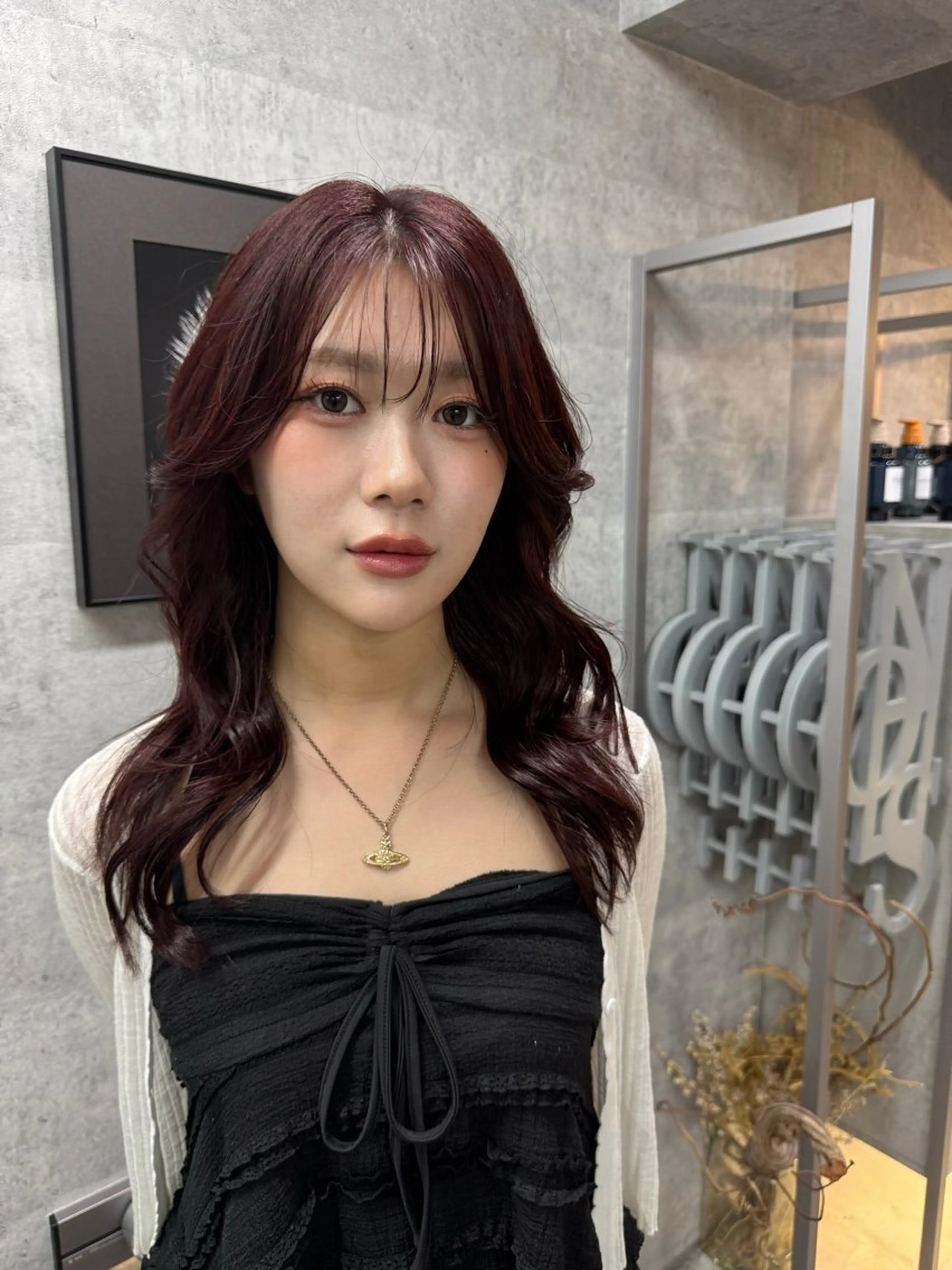 ミディアム あなたのお悩み改善" You"💚❤️💛のヘアスタイル