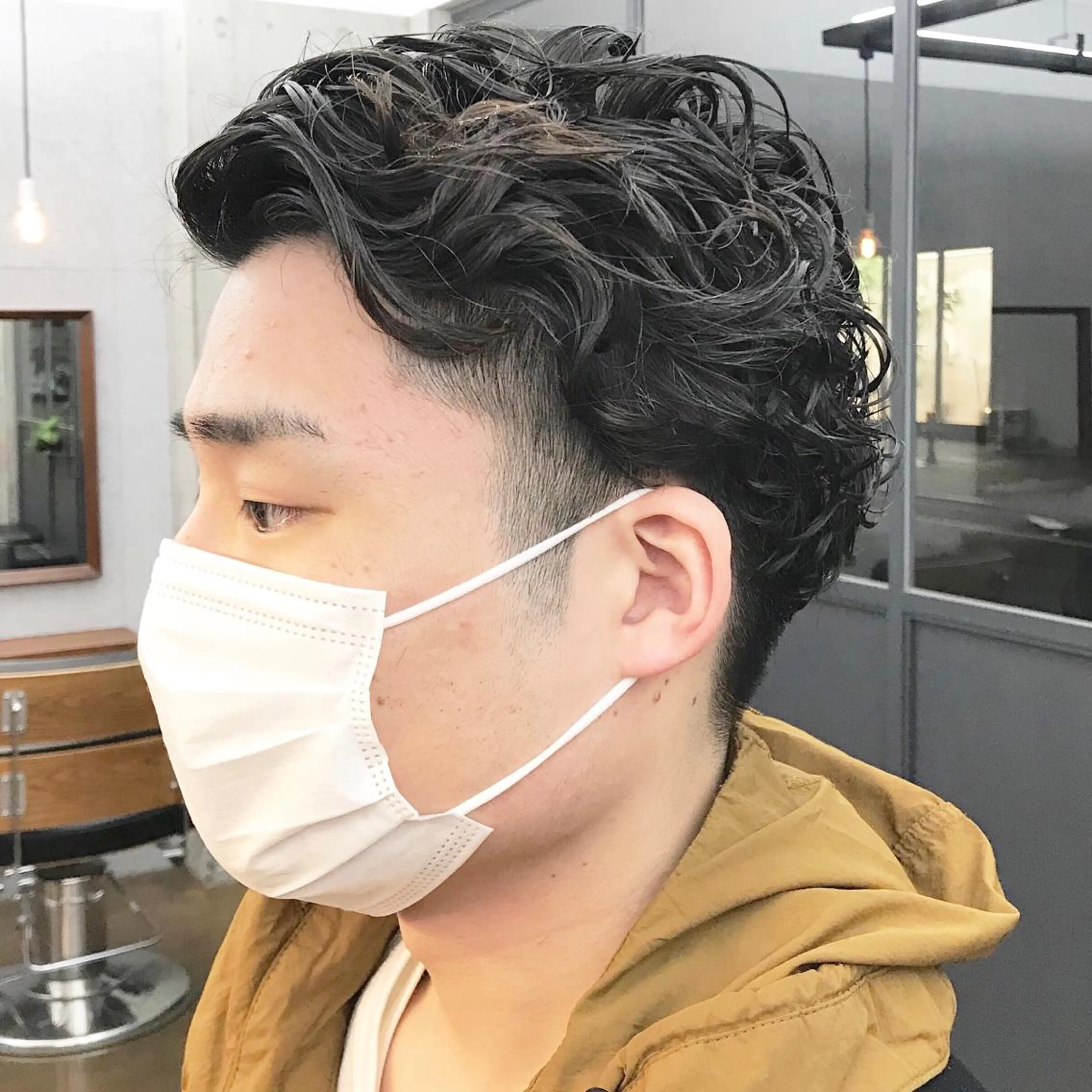 ショート パーマ メンズ メンズパーマ メンズショート ショートヘア カット パーマ ✂︎ウルフ・ショート ✂︎MIKUNIのヘアスタイル