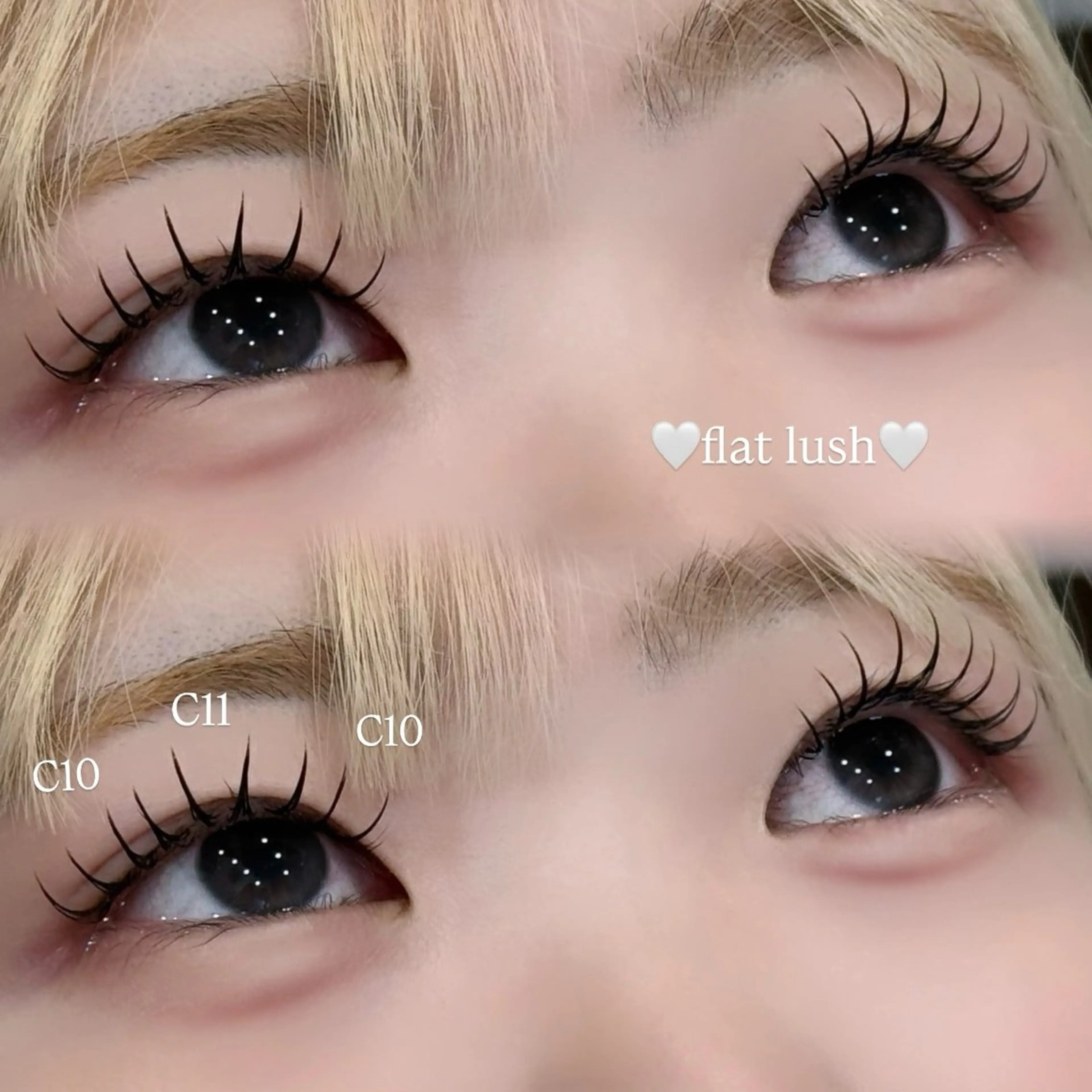 フラットラッシュ100本🩶✧︎*。【オフ別途】の写真
