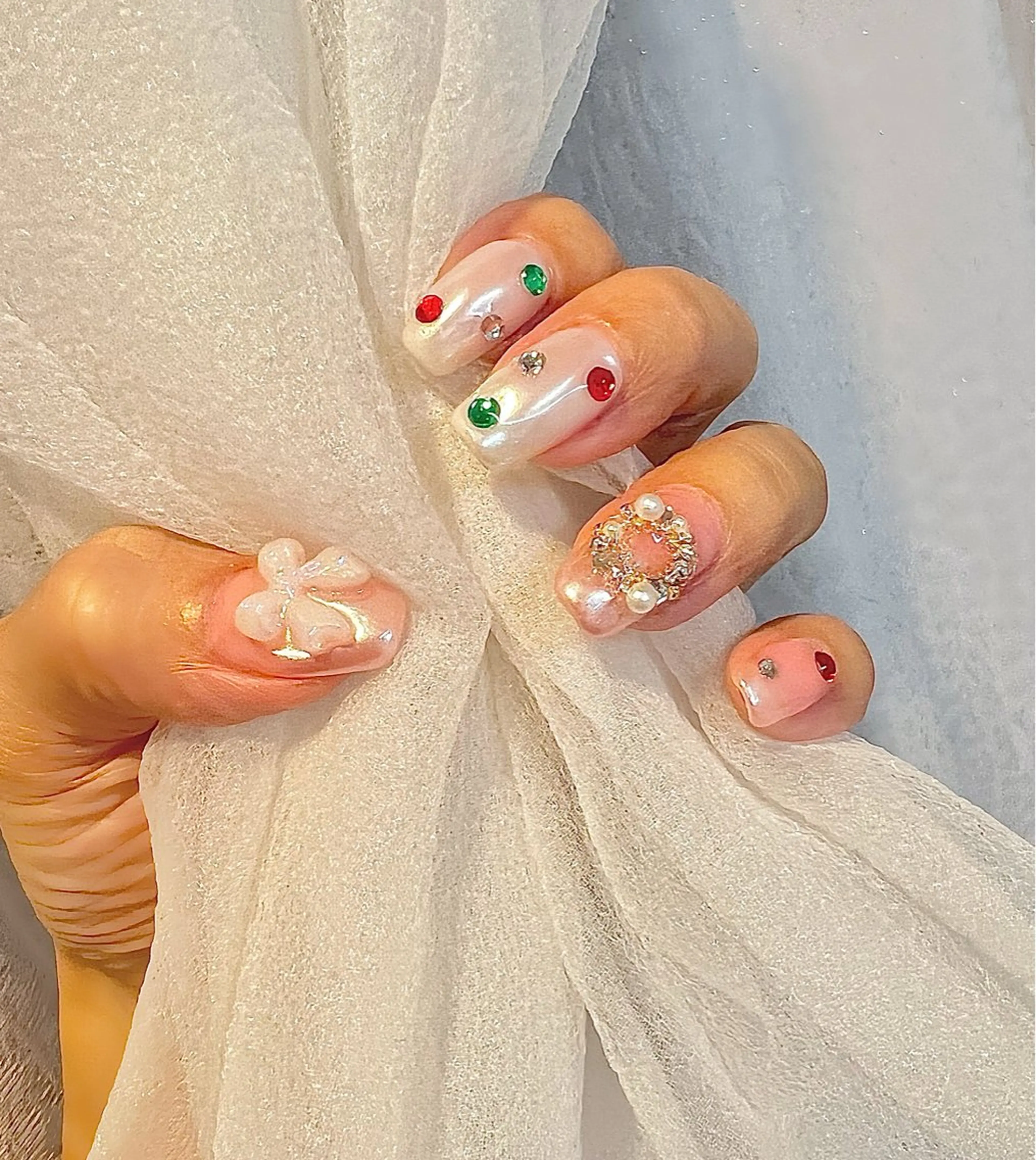 ネイル 冬ネイル クリスマス 🫧💜 Yoshizawaのネイルデザイン