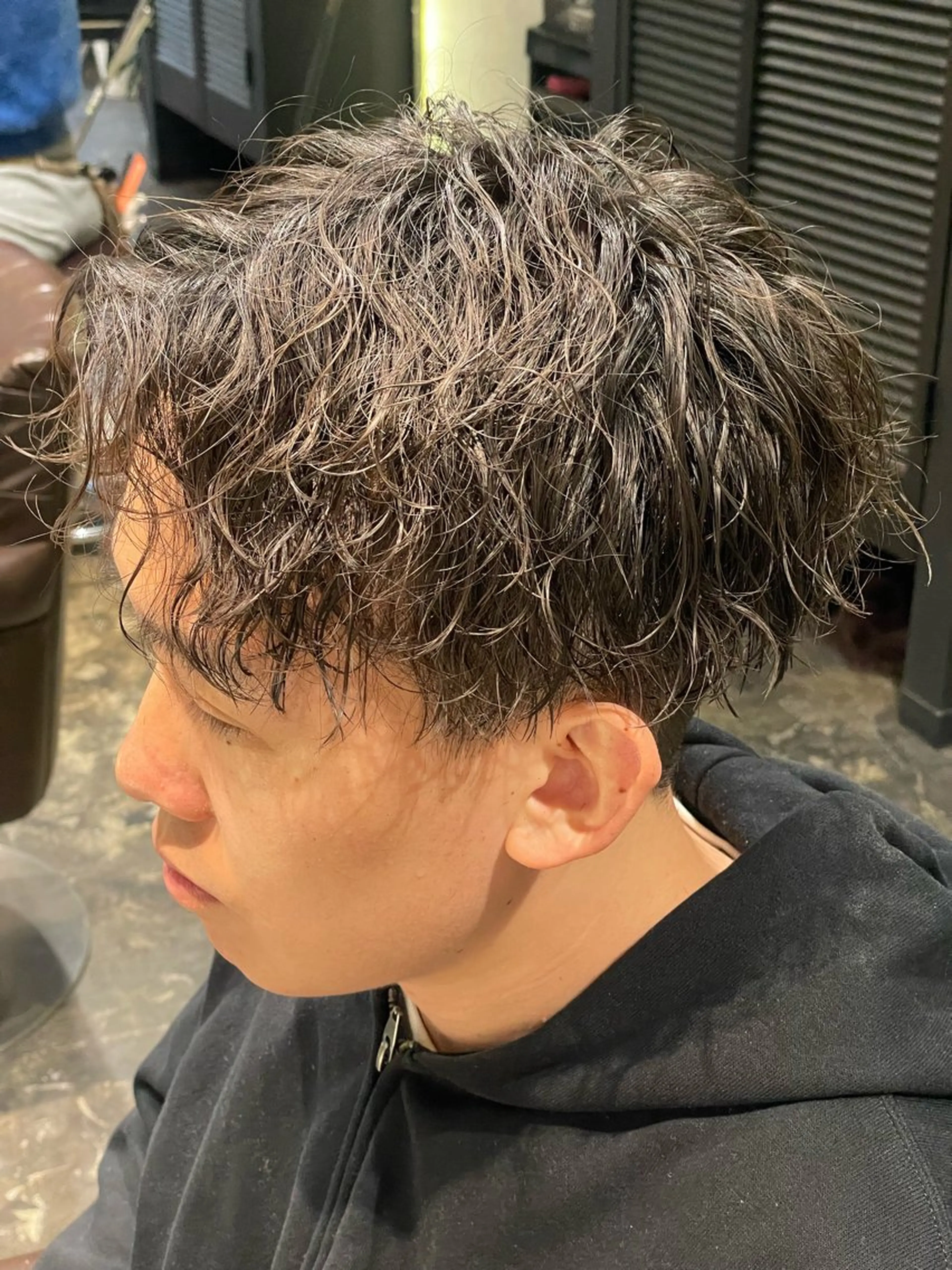 パーマ メンズ カット パーマ 💈メンズ職人 ルキト💈のヘアスタイル