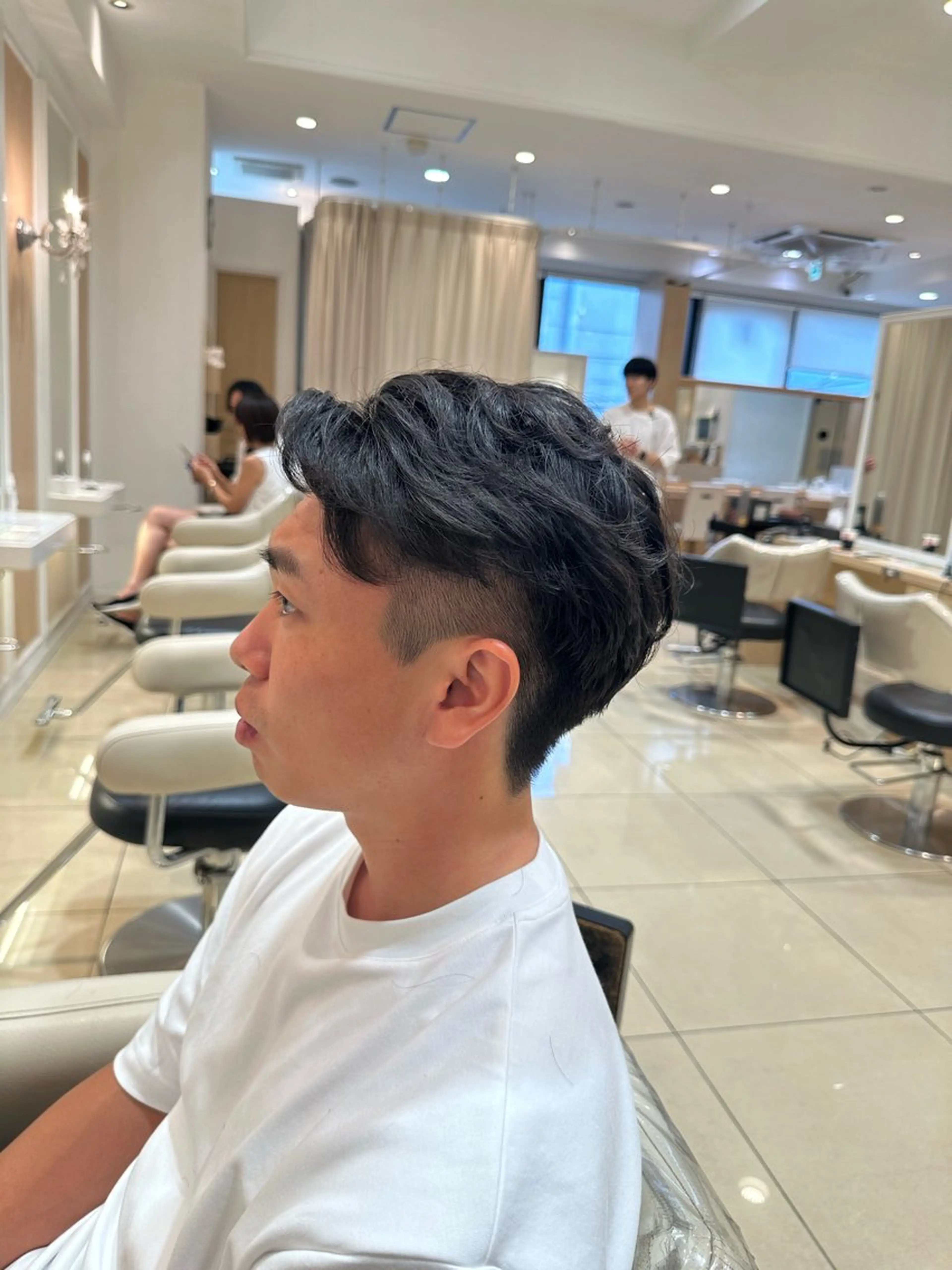 パーマ メンズ カット パーマ Ash中目黒 森田みなみのヘアスタイル