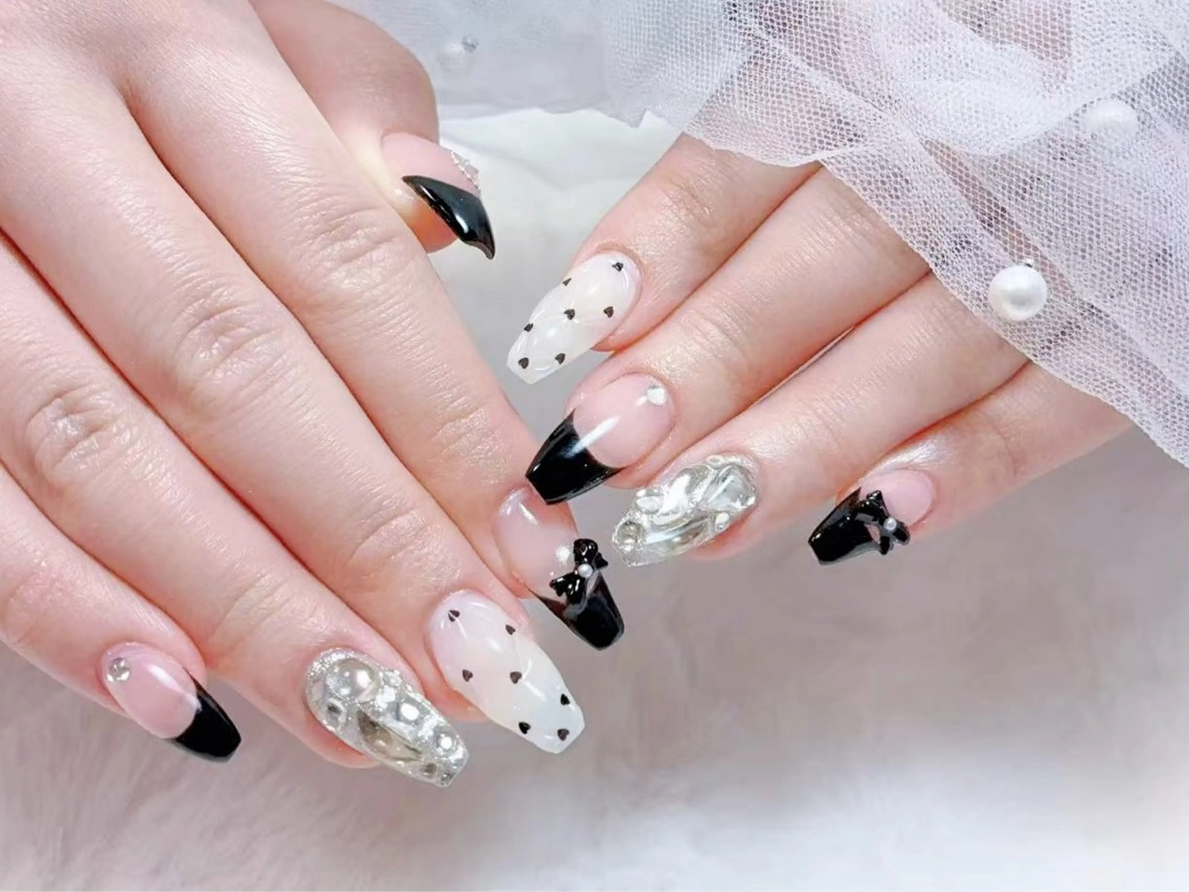 ネイル アニマル柄 チークネイル 成人式 フラッシュネイル フットネイル ハンドネイル 長さだし/持込/ ins風ネイル/Umのネイルデザイン