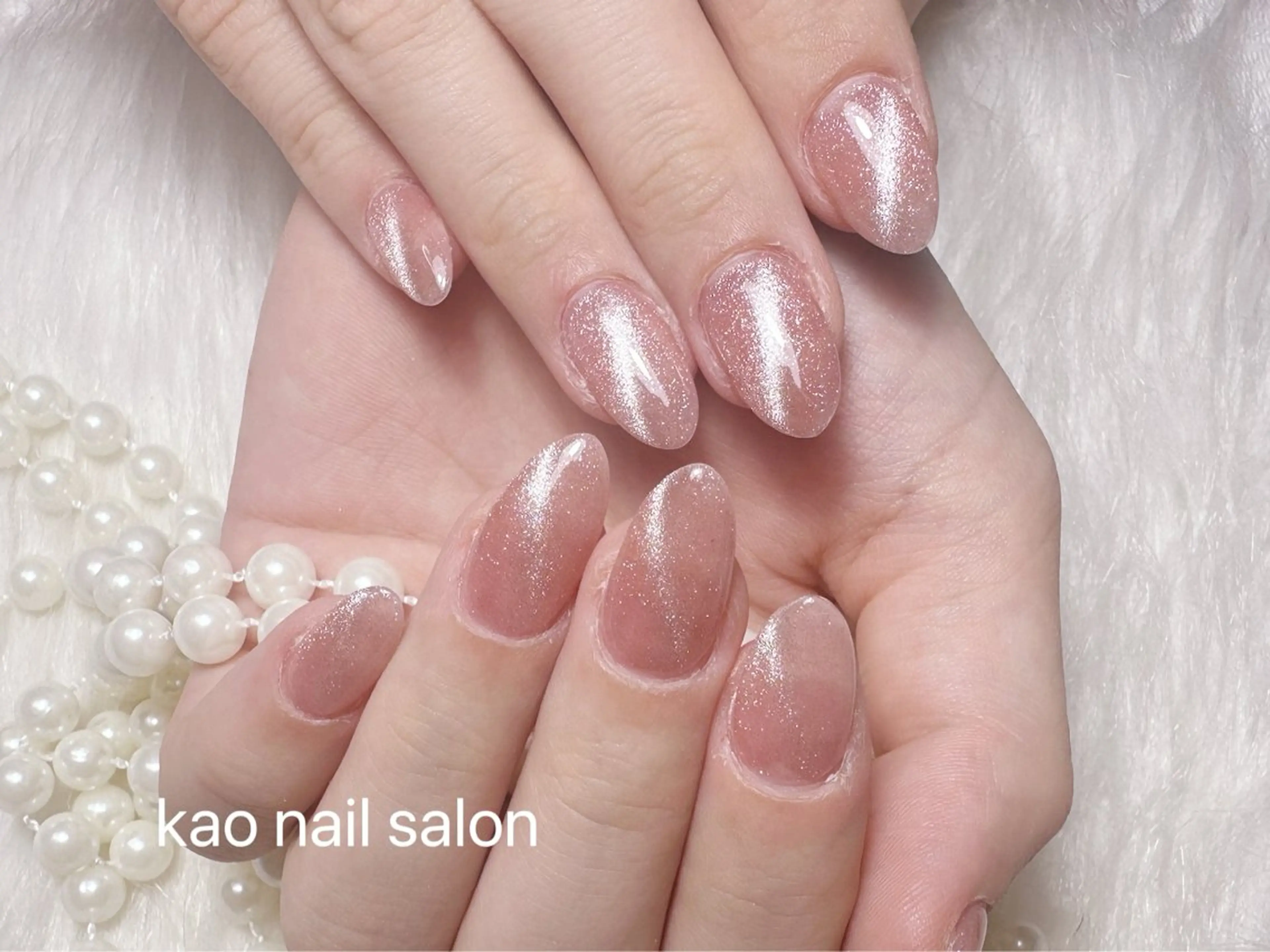 ネイル ハンドネイル kao nail マグネット/長さだしのネイルデザイン