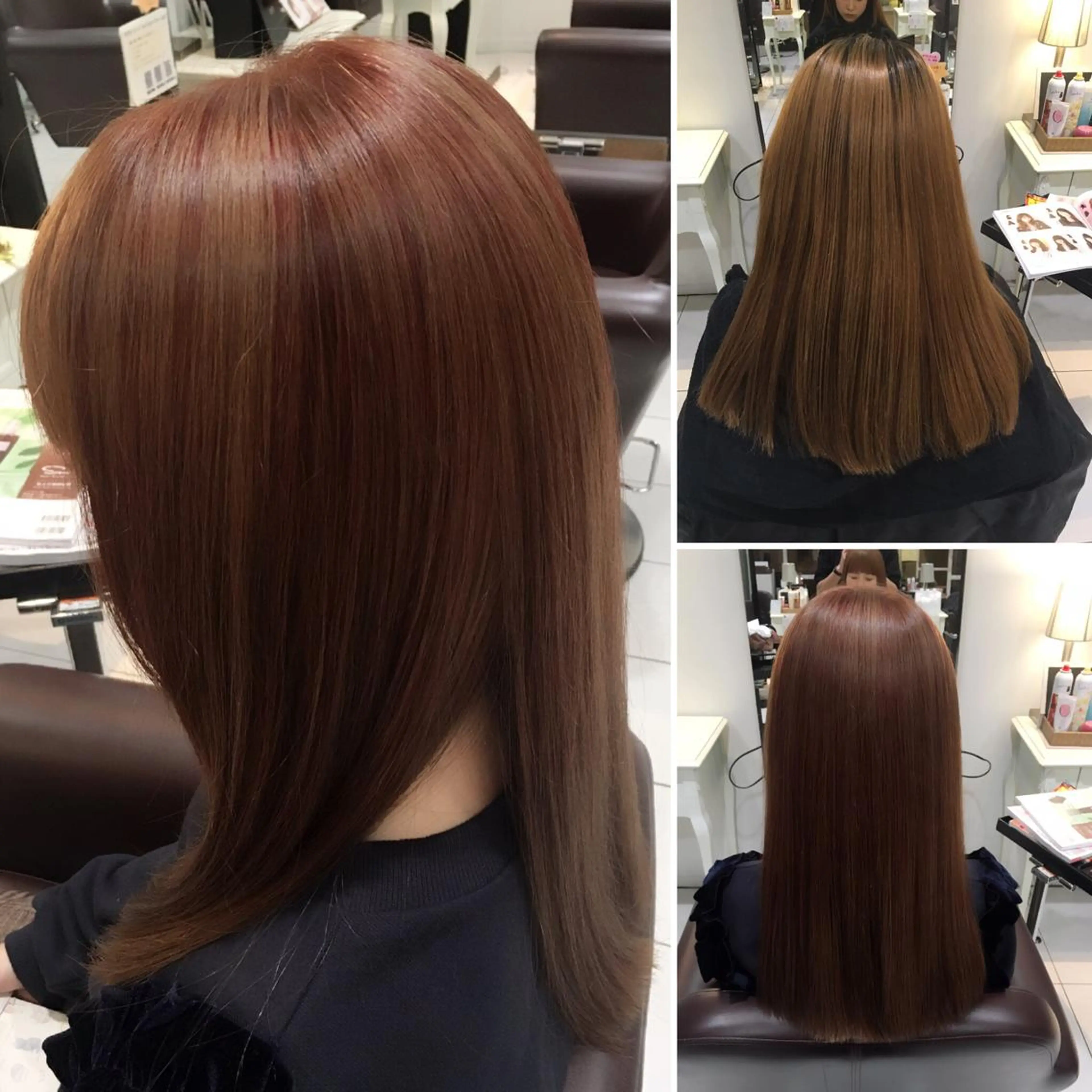 ロング カラー ピンクカラー 髪質改善/トリート メント/益田直幸のヘアスタイル