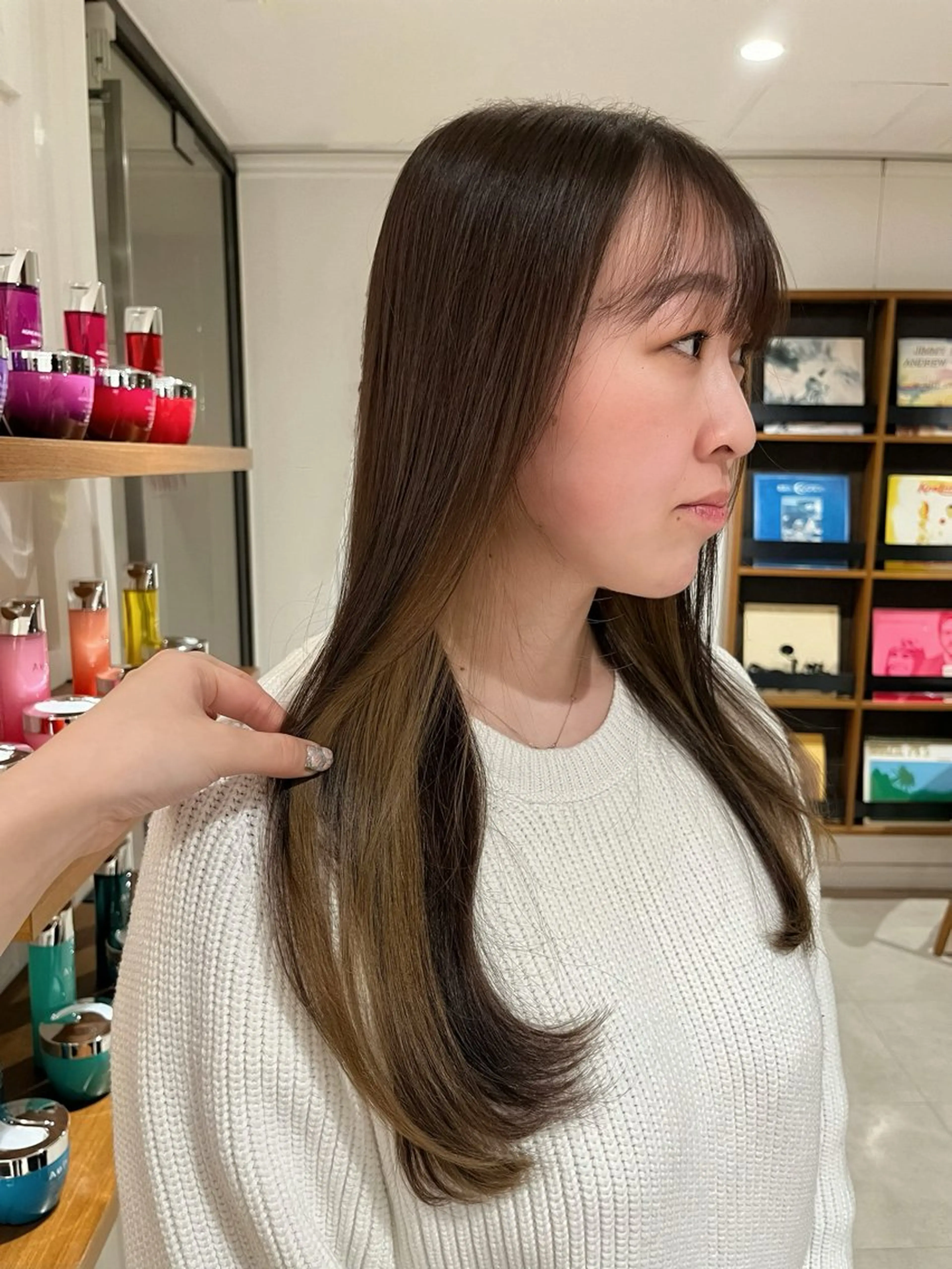 ロング カラー ヴェリーテ所属・🎀仙台/ワンカラー /ありさ🎀のヘアスタイル