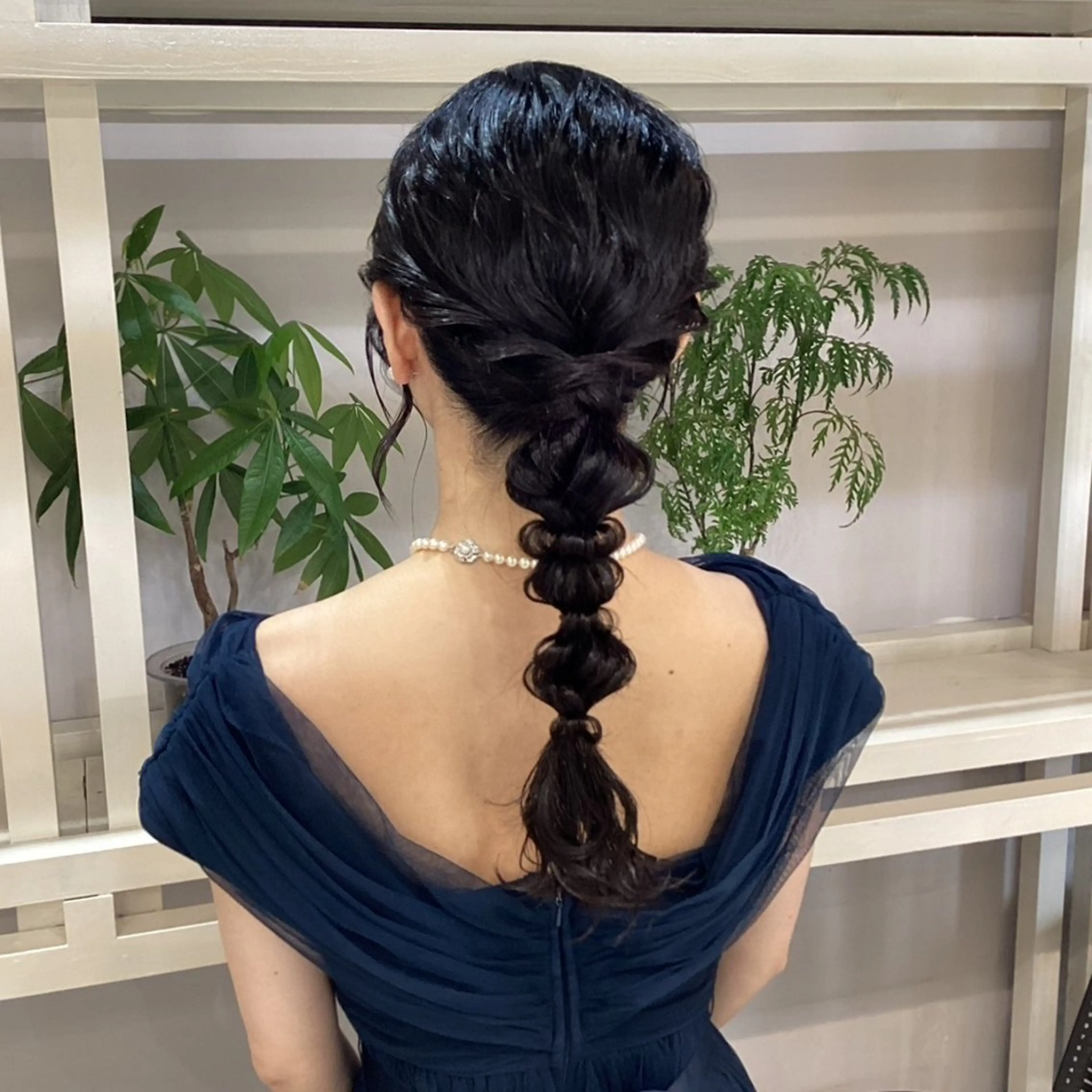 セミロング ヘアアレンジ ヘアセット ヘアアレンジ/柔らか 艶カラー/AKARIのヘアスタイル