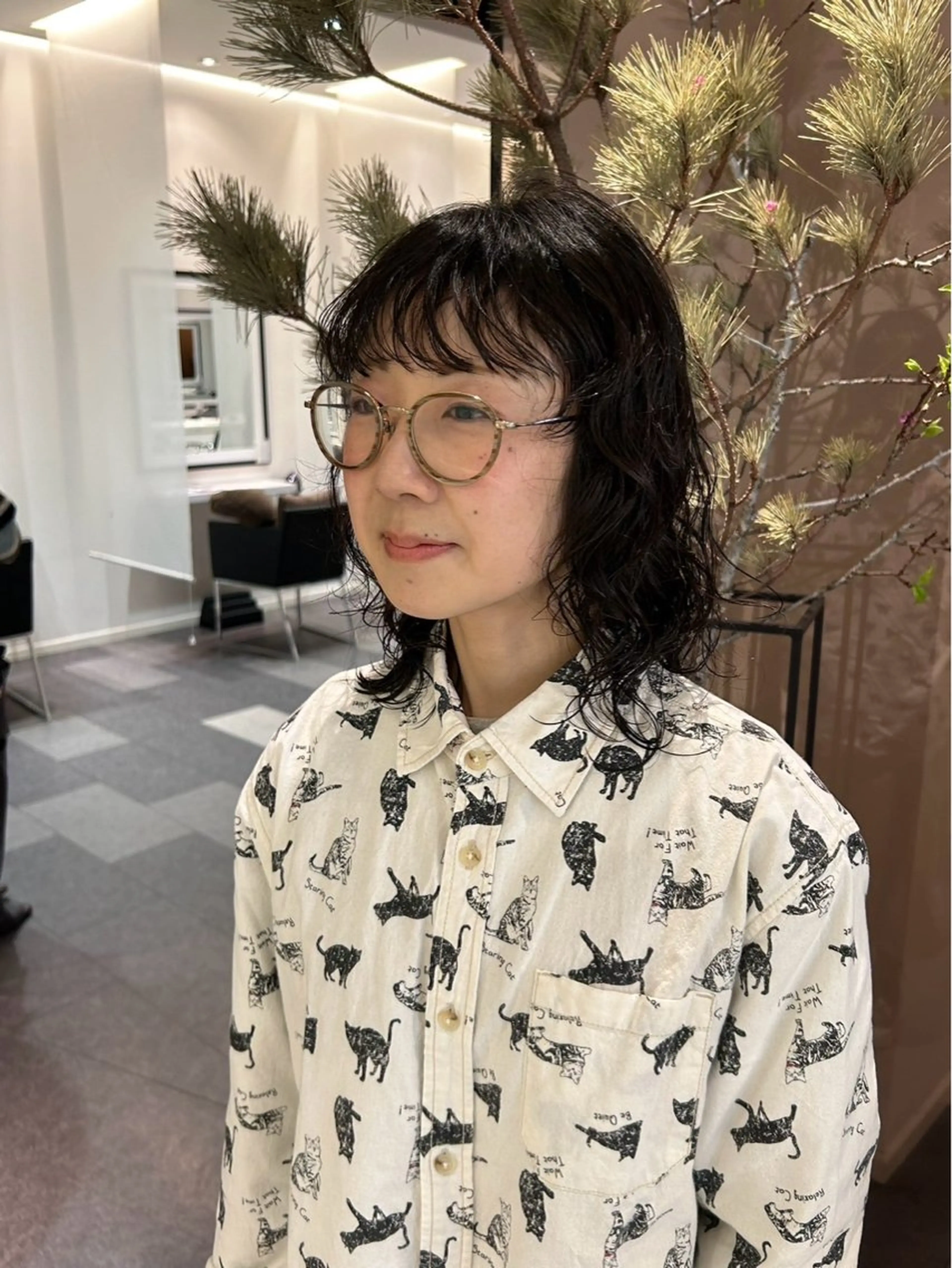 ショート パーマ 山村 沙耶香のマツエク・マツパデザイン