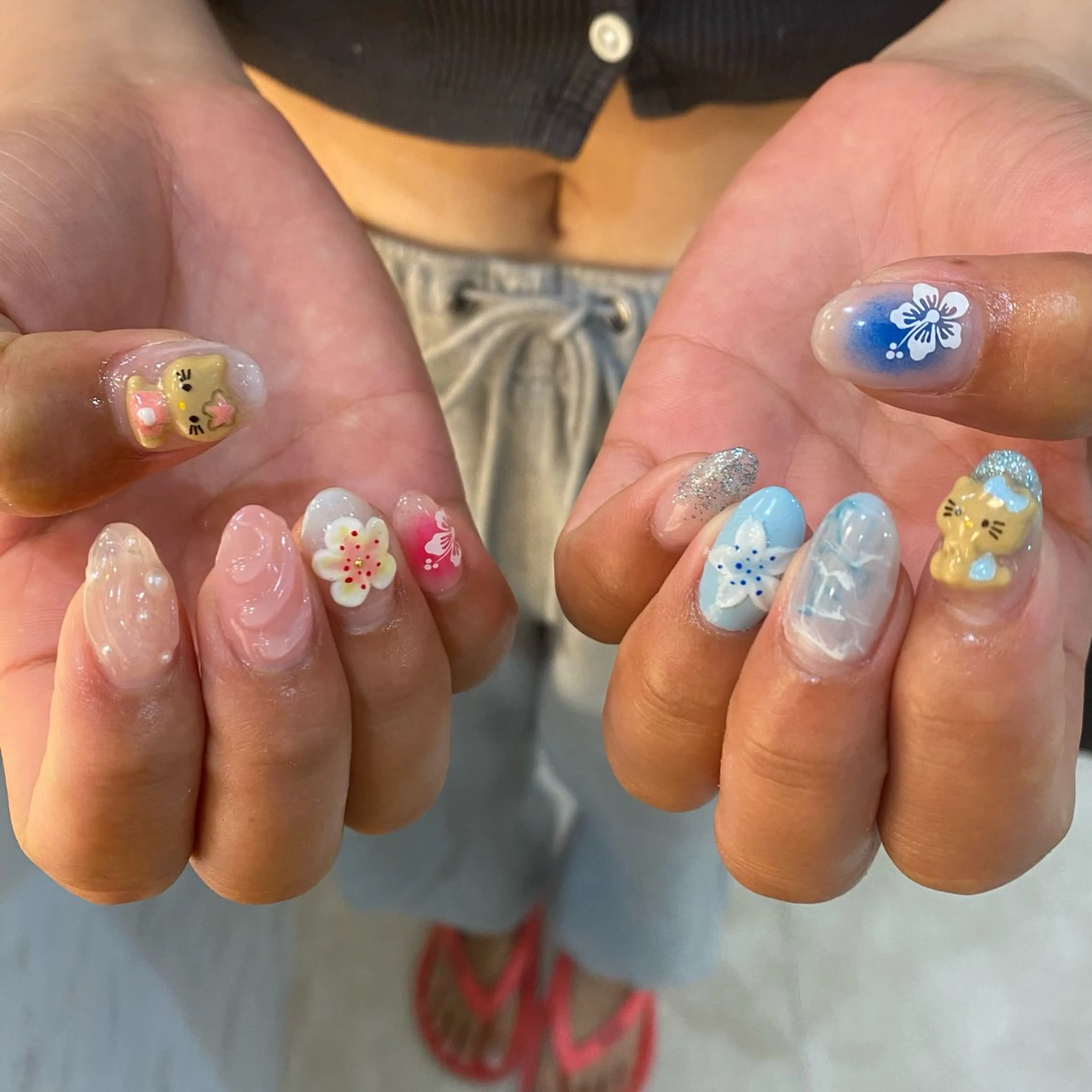ネイル nano/きもかわ nail🐬🫧のネイルデザイン