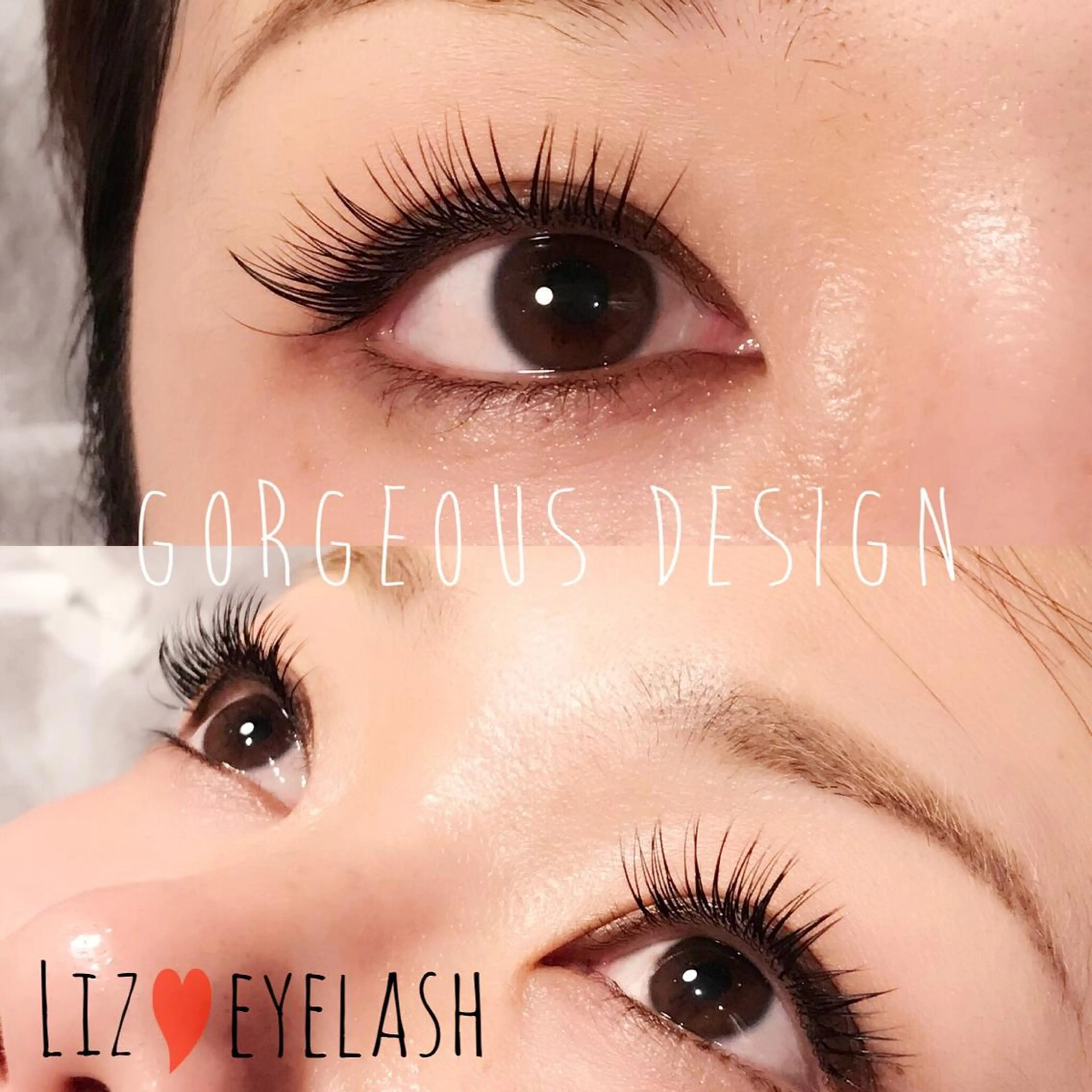 ネイル マツエク・マツパ Jカール 目尻長め マツエク nashira -ナシラ- 恵比寿のマツエク・マツパデザイン