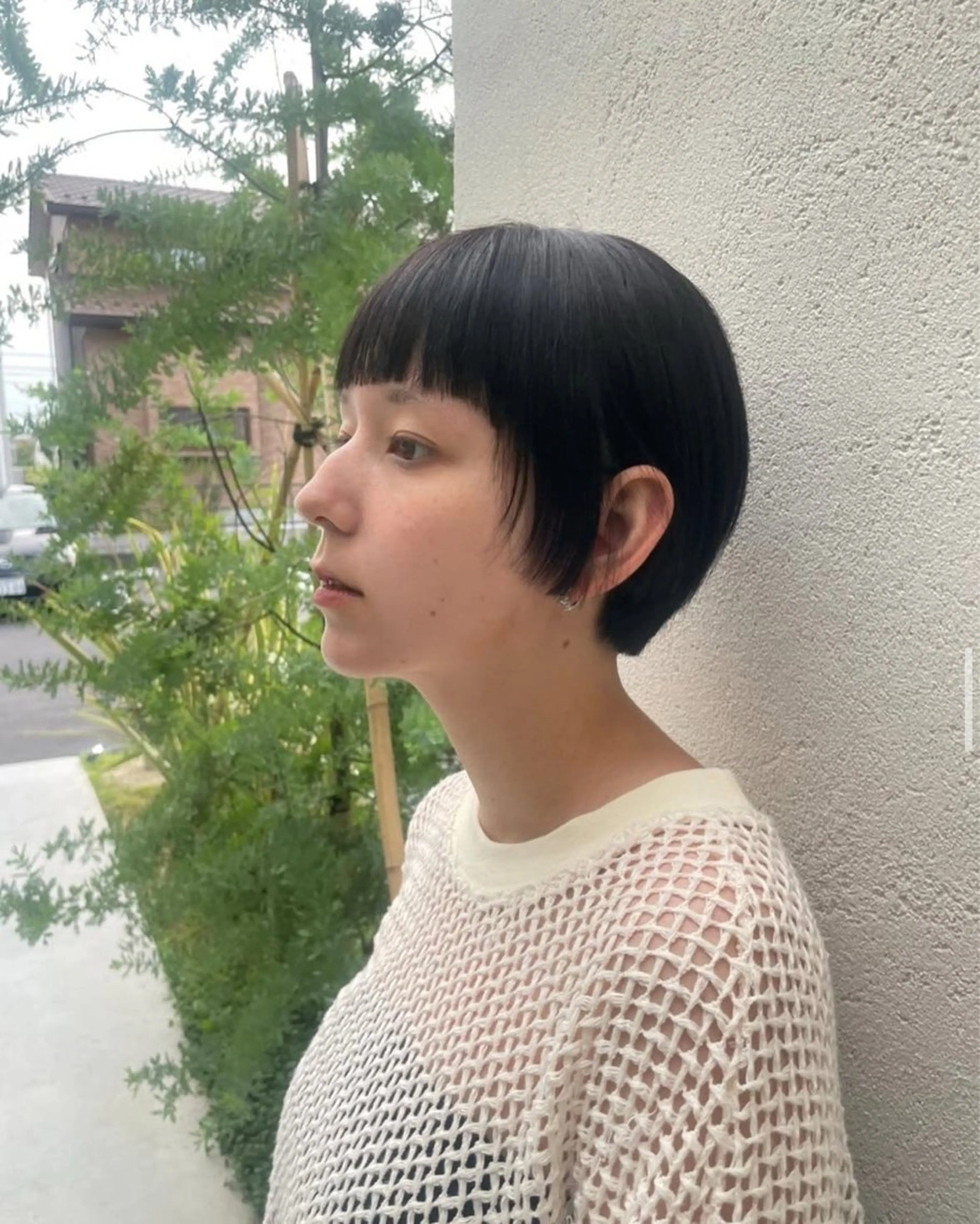 ショート カラー ブリーチモデル募集 古内柊のヘアスタイル